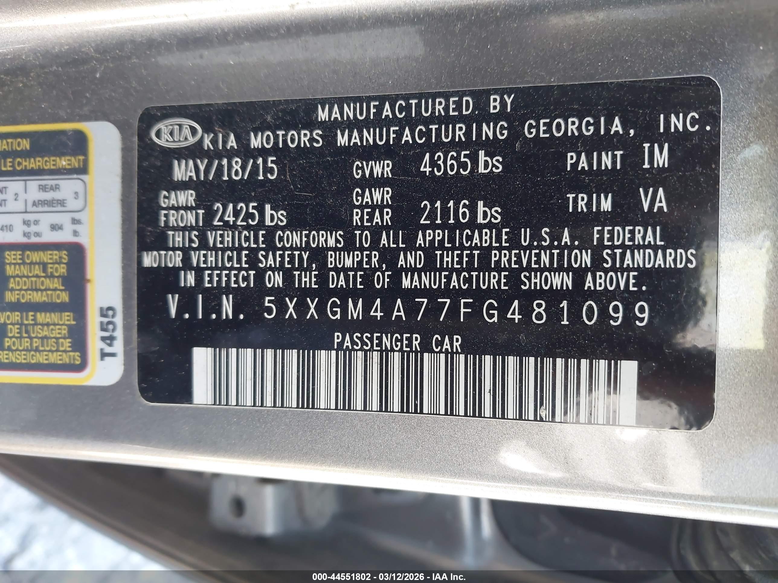 KIA OPTIMA image 9