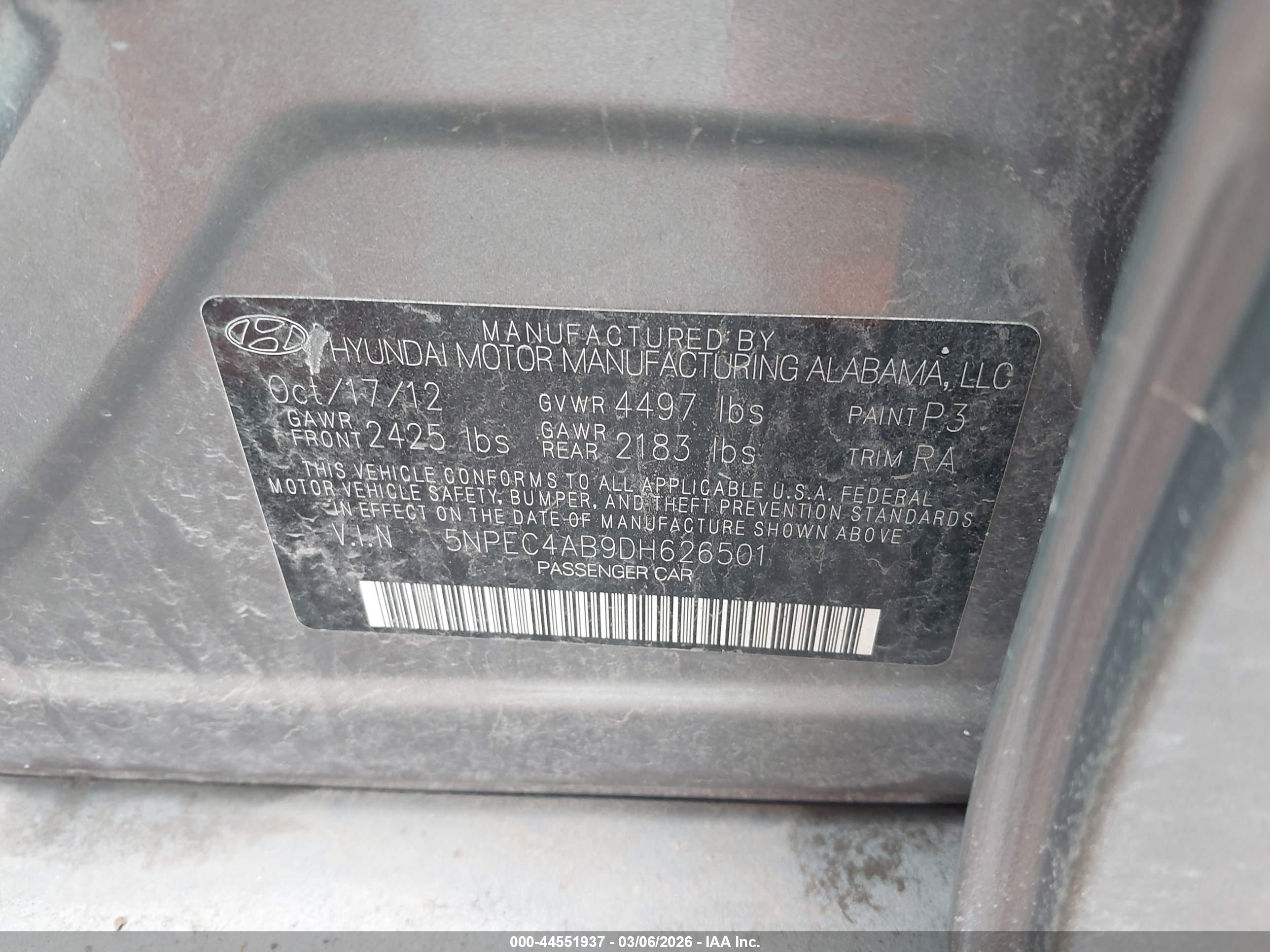 HYUNDAI SONATA image 9