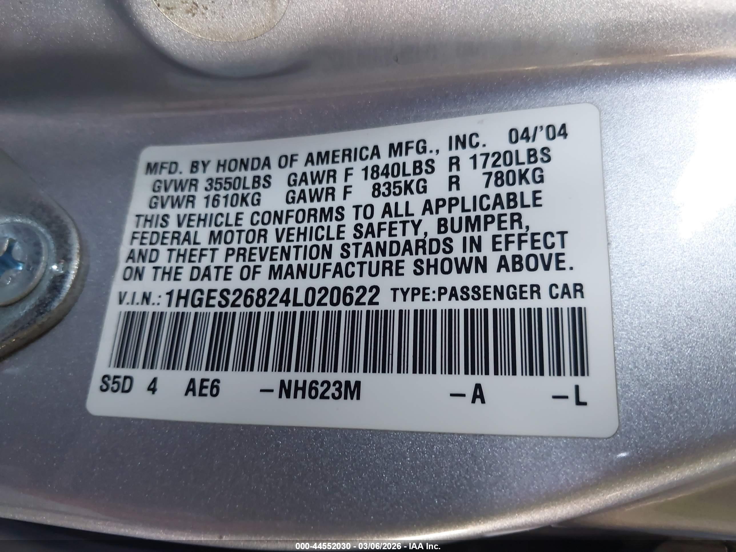 HONDA CIVIC image 9