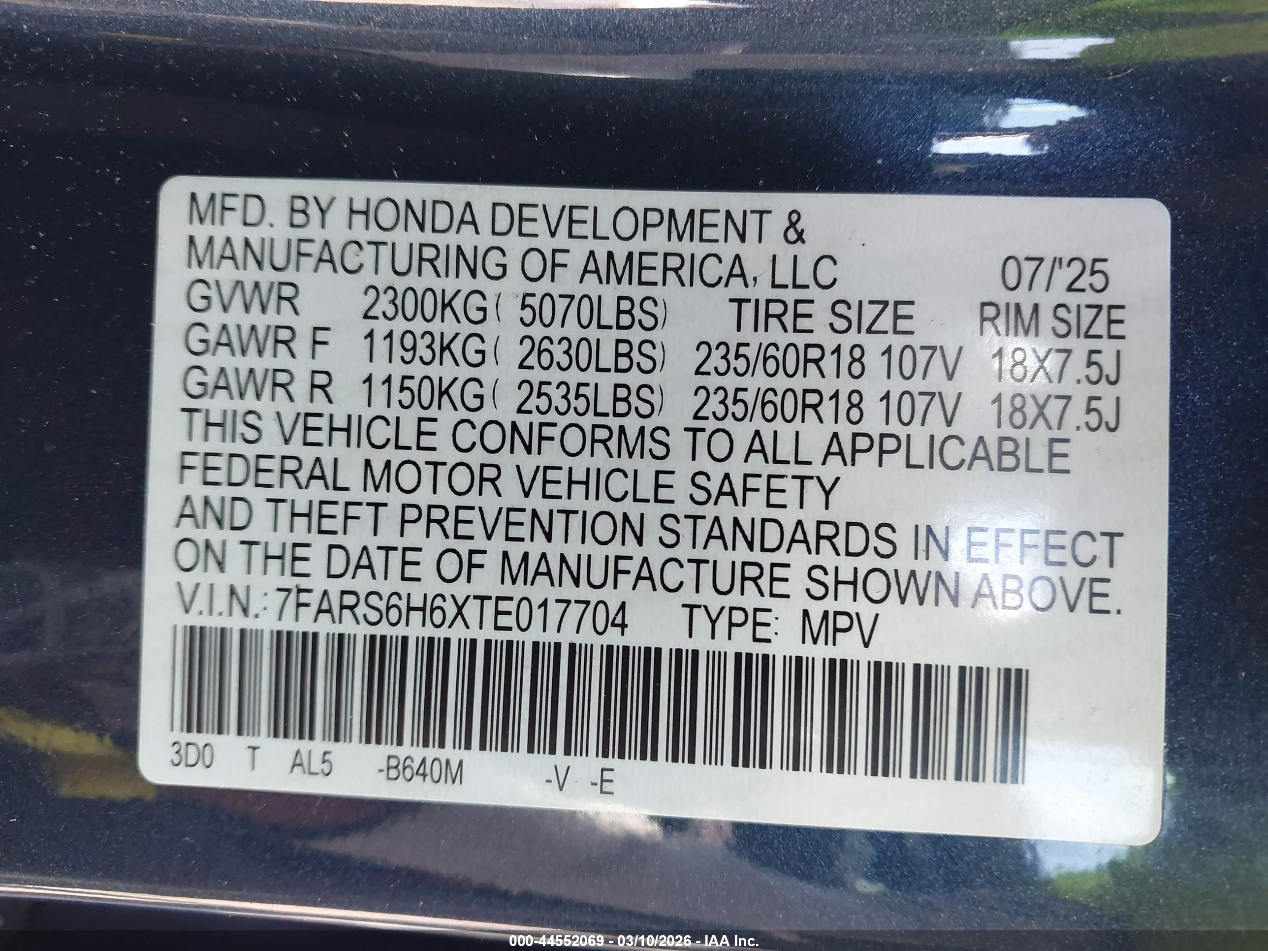 HONDA CR-V image 9