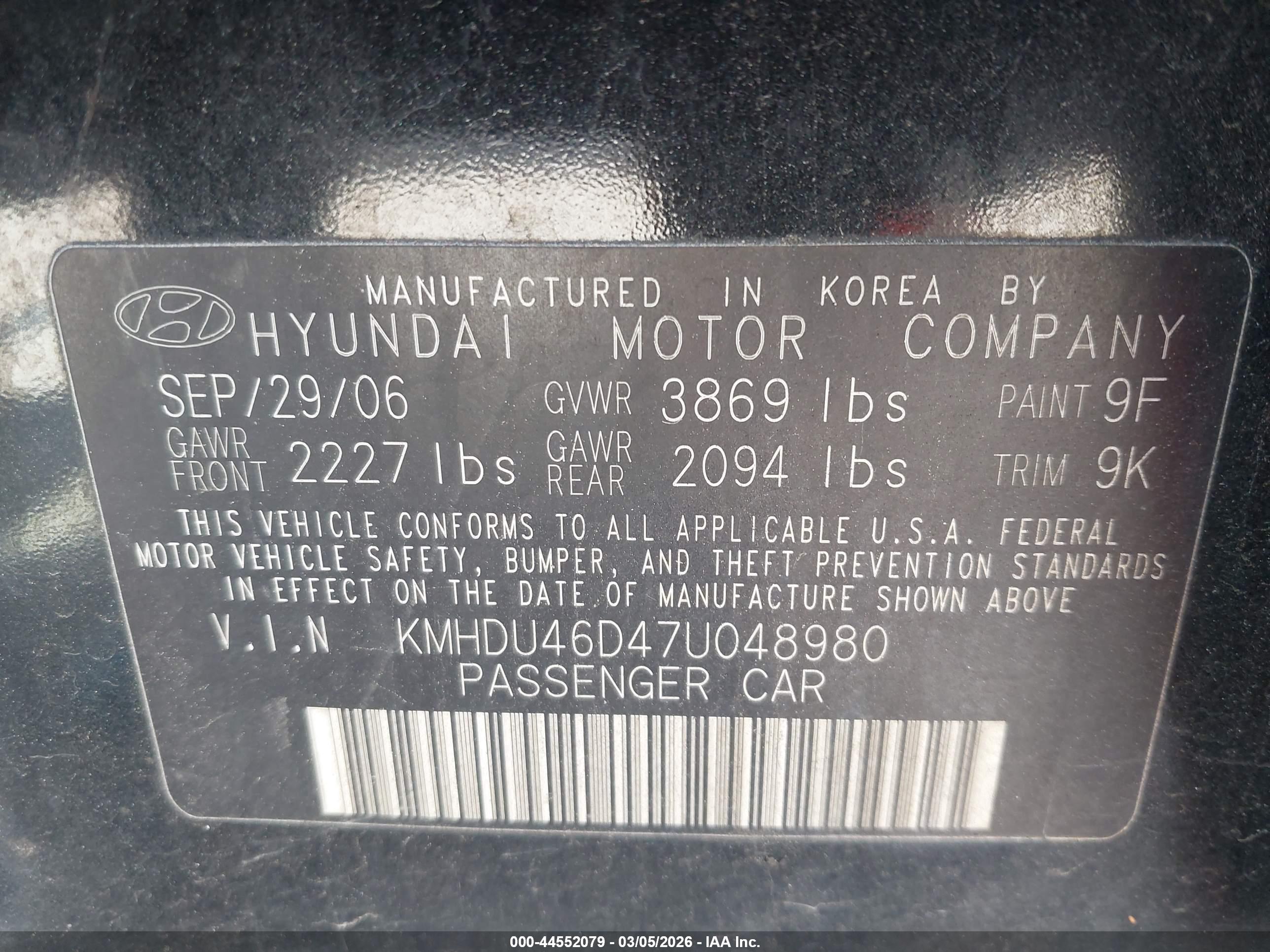 HYUNDAI ELANTRA image 9