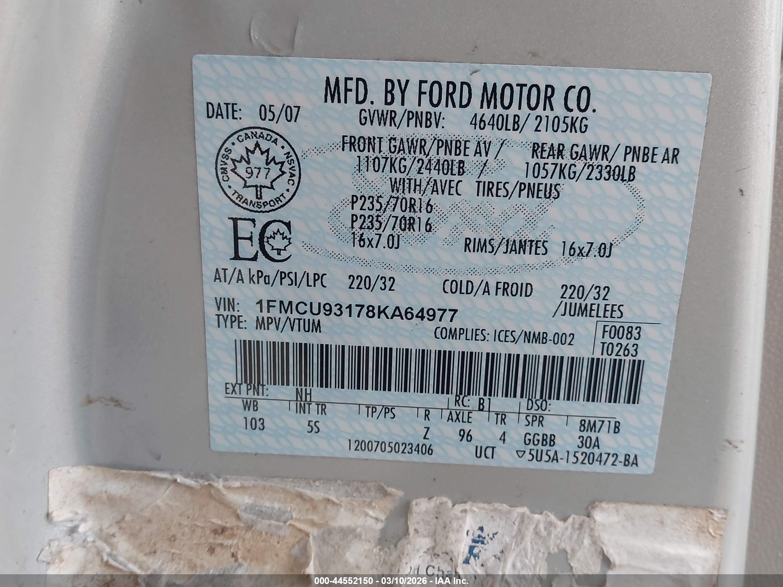 FORD ESCAPE image 9