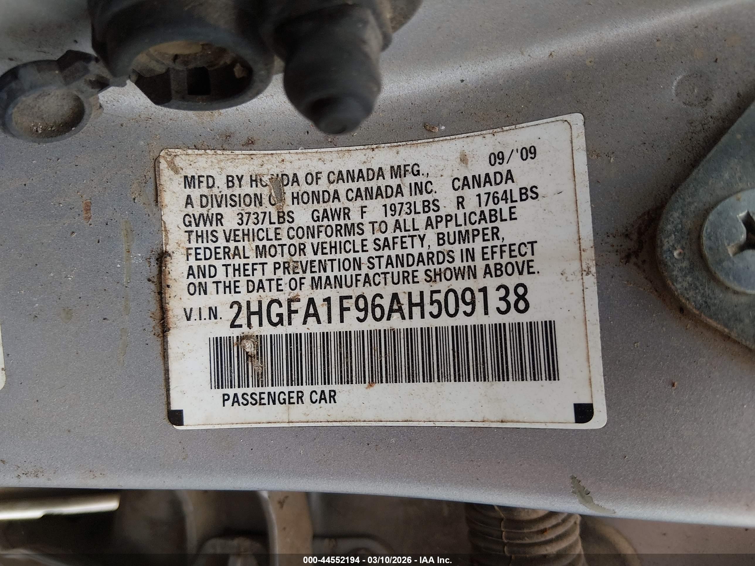 HONDA CIVIC image 9