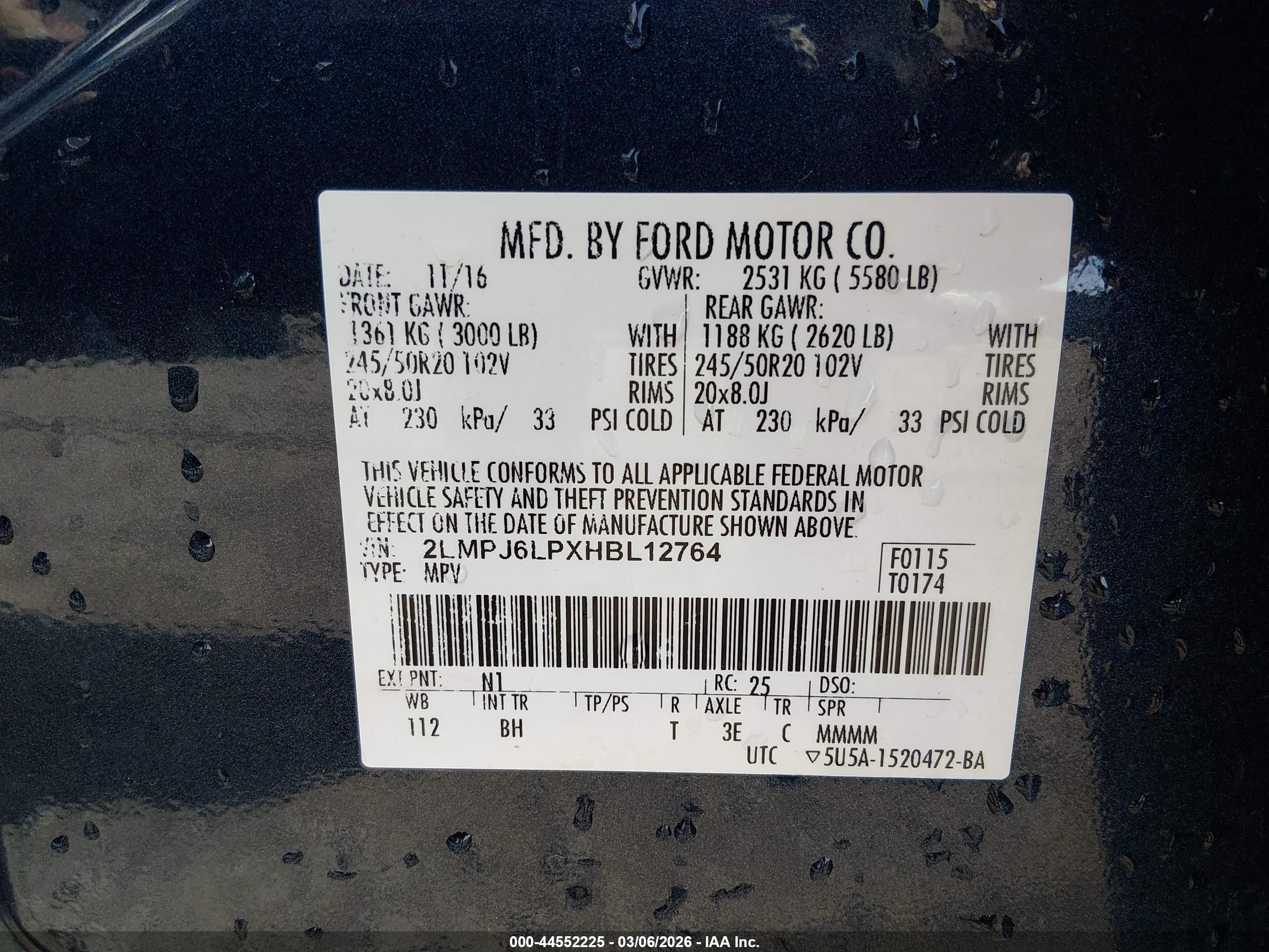 LINCOLN MKX image 9