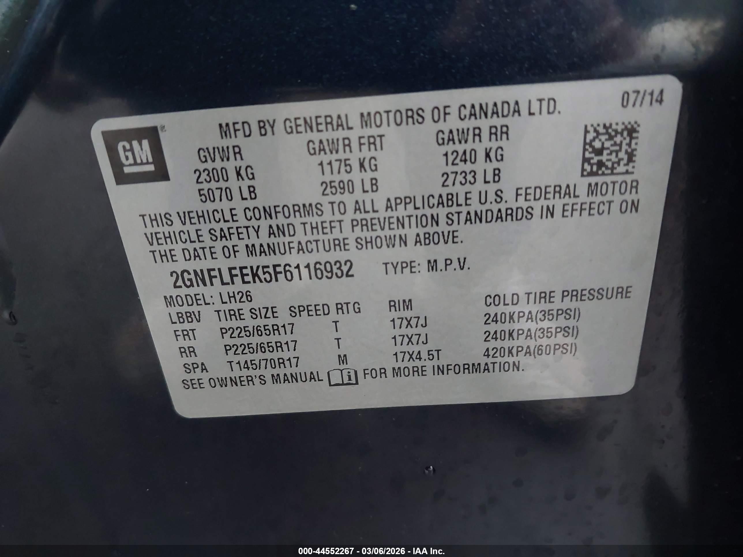 CHEVROLET EQUINOX image 9