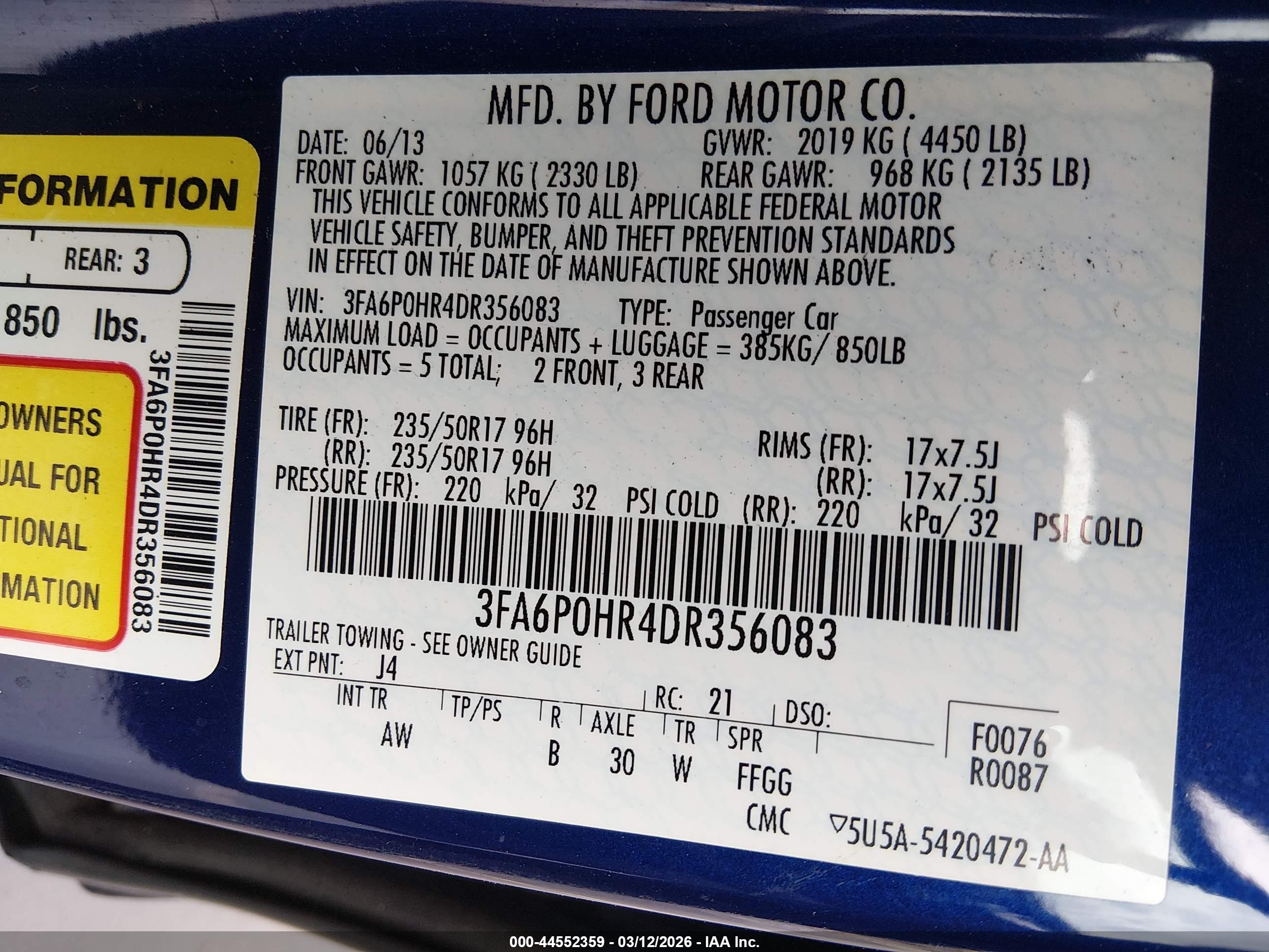 FORD FUSION image 9