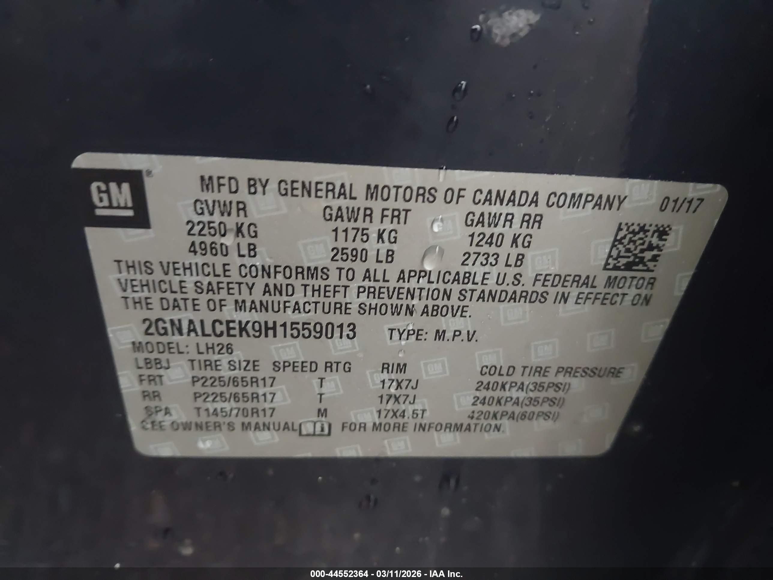 CHEVROLET EQUINOX image 9