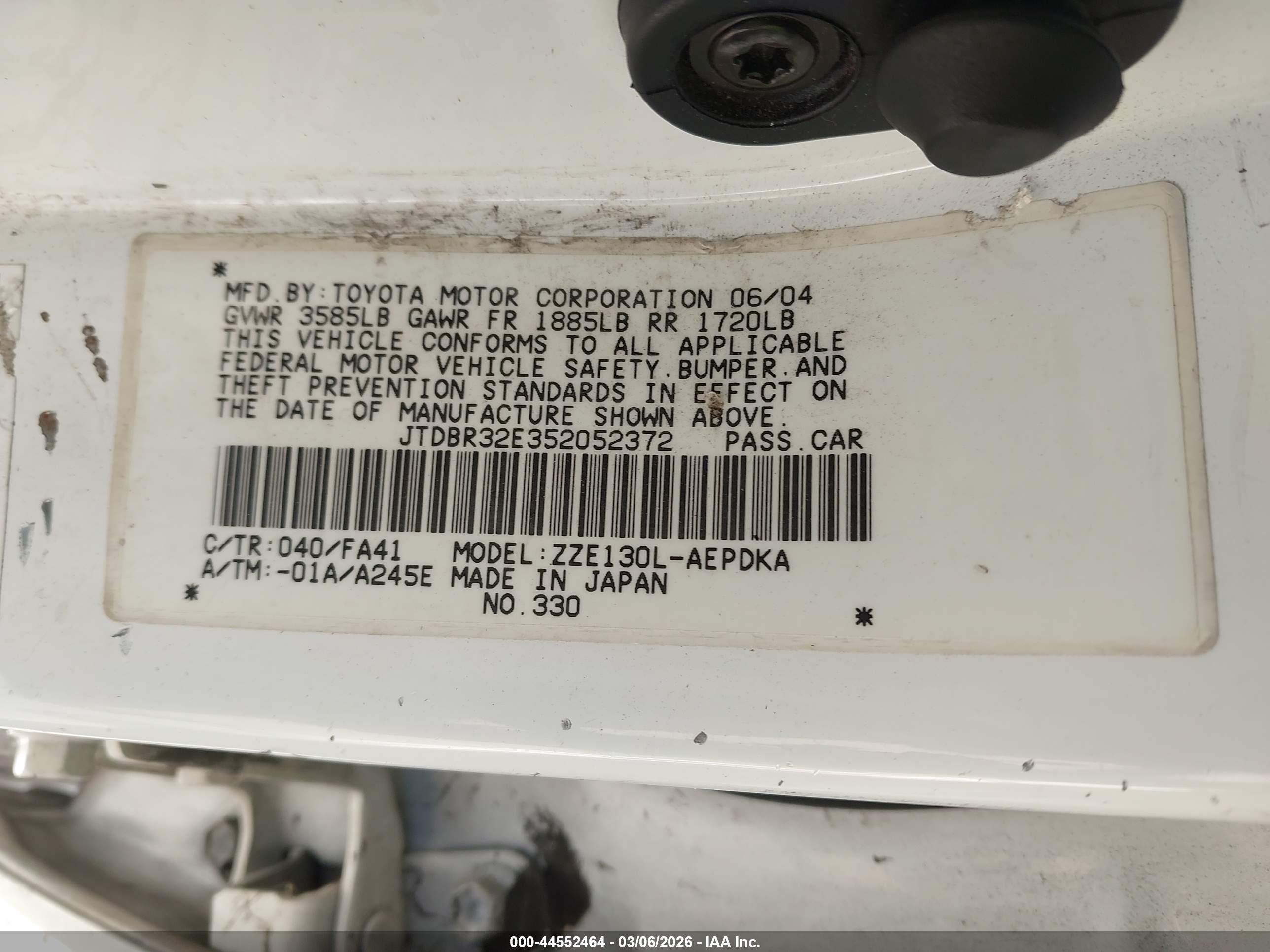 TOYOTA COROLLA image 9