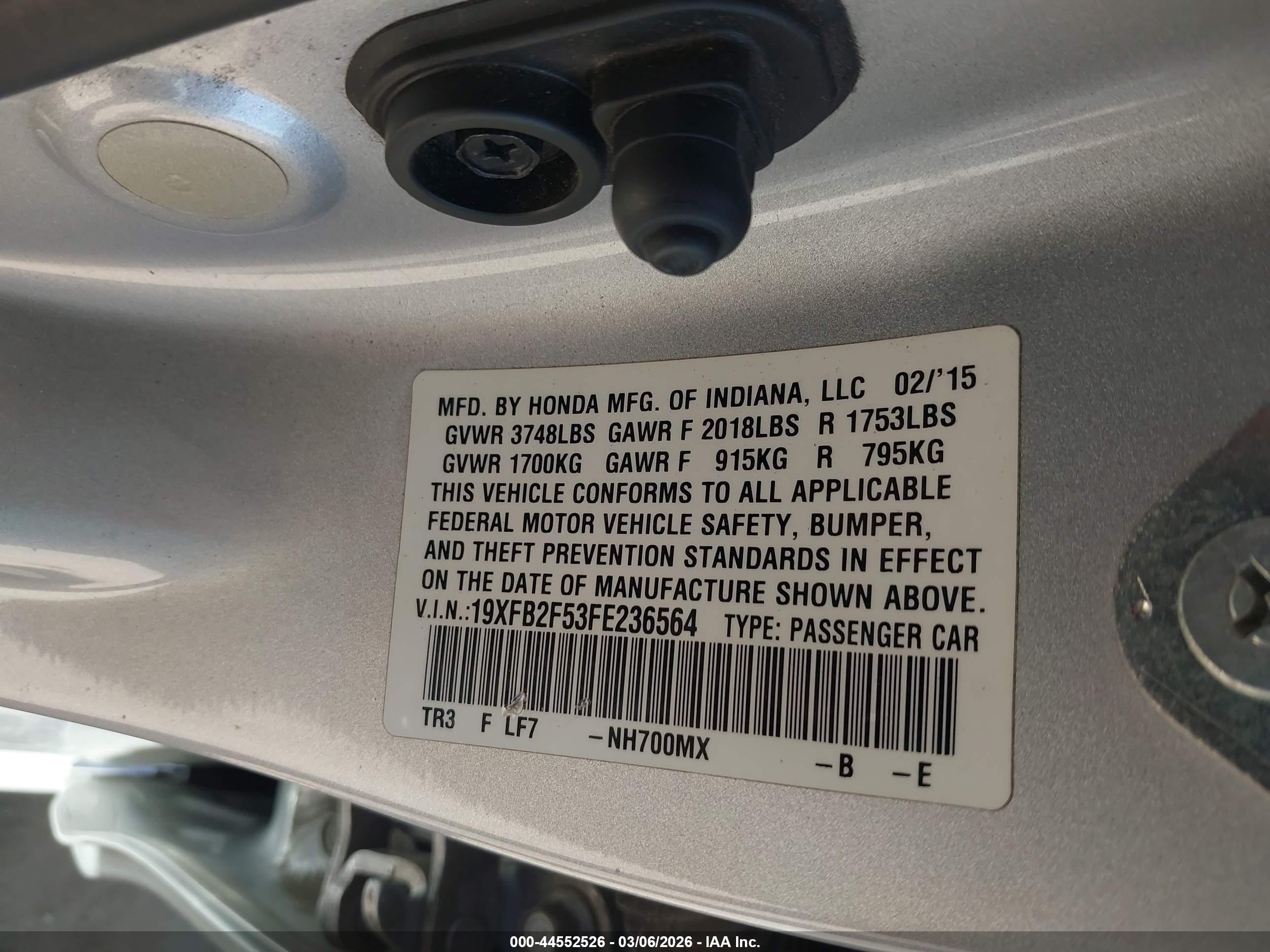 HONDA CIVIC image 9