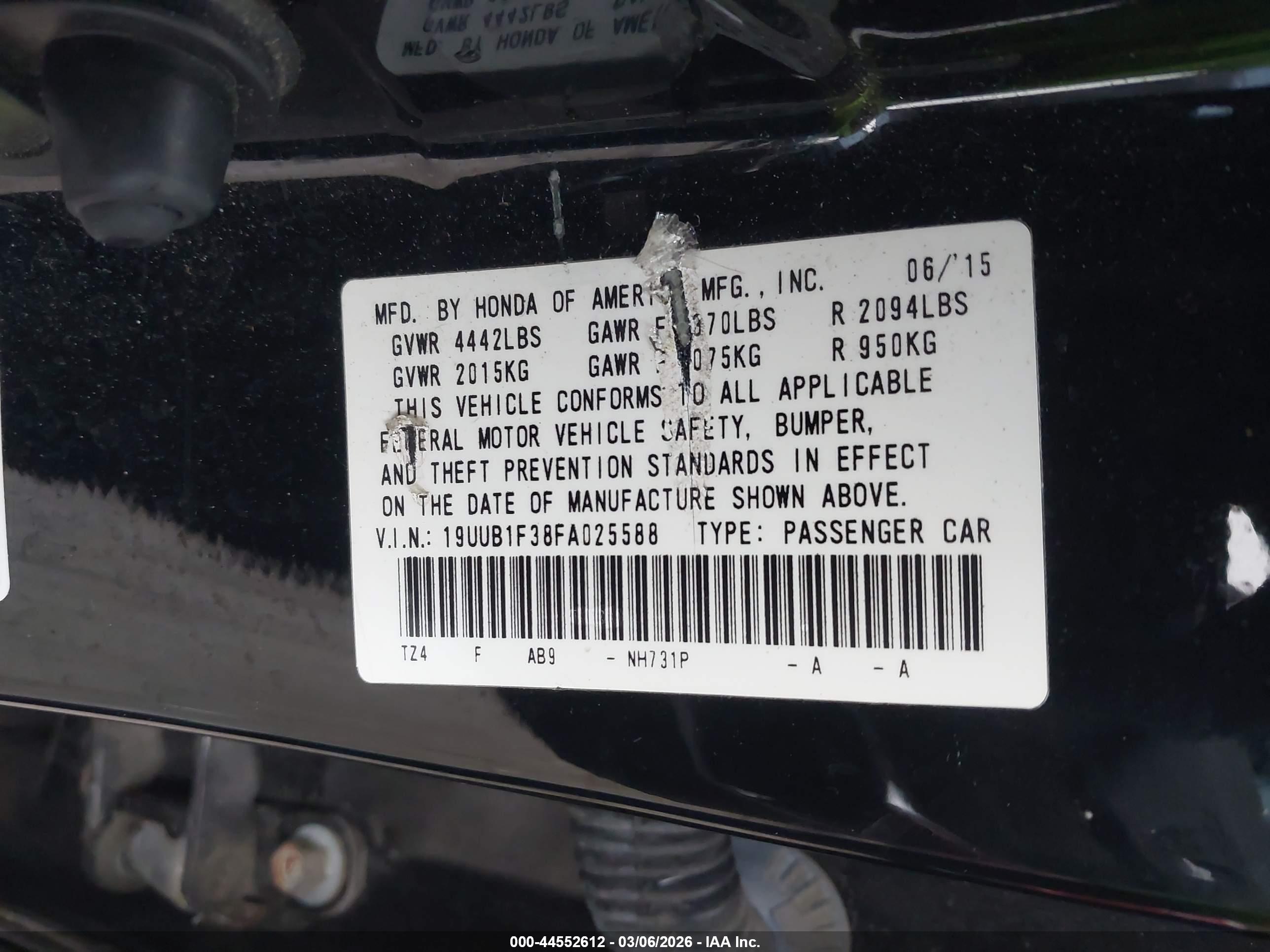 ACURA TLX image 9