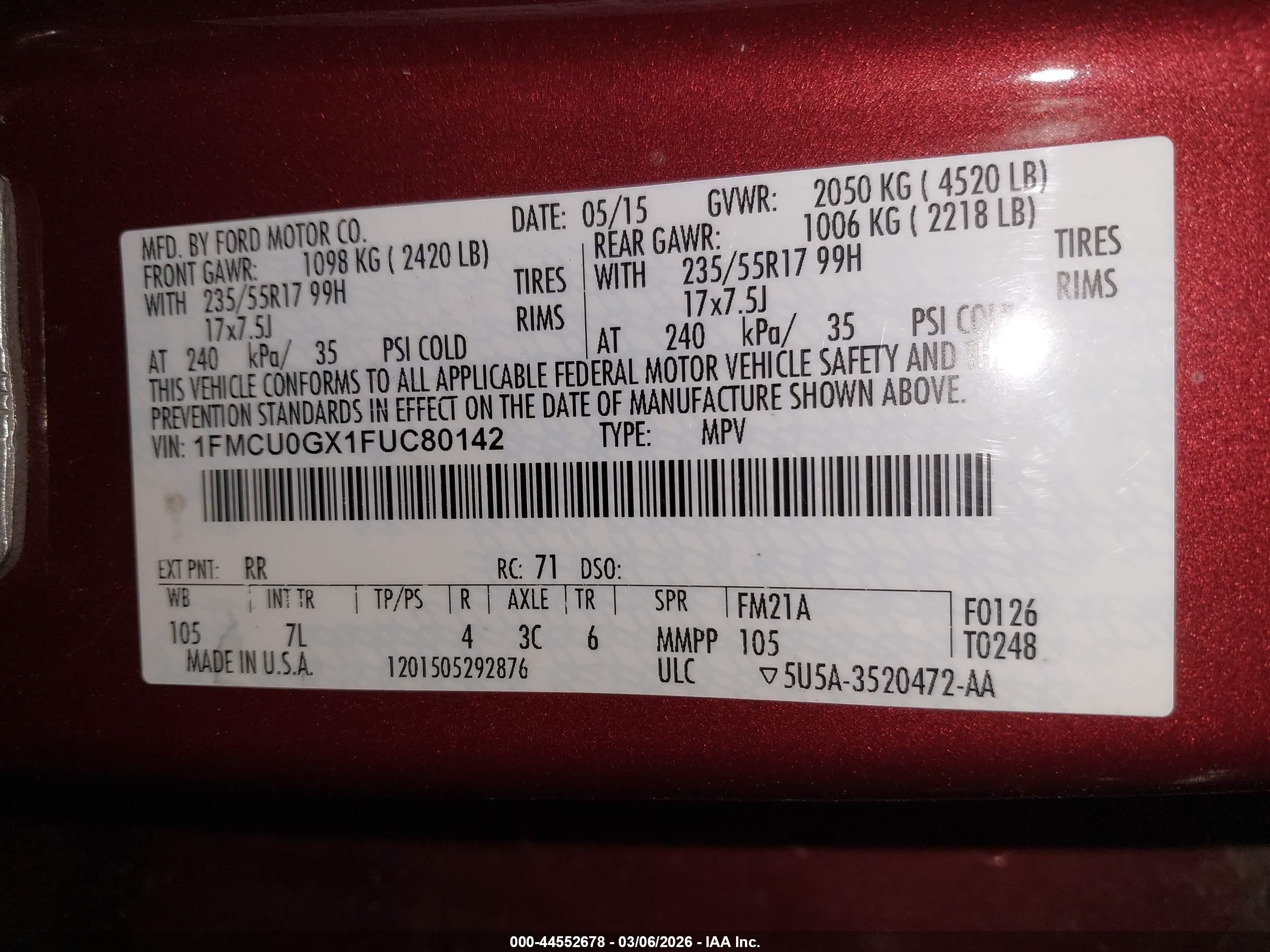 FORD ESCAPE image 9