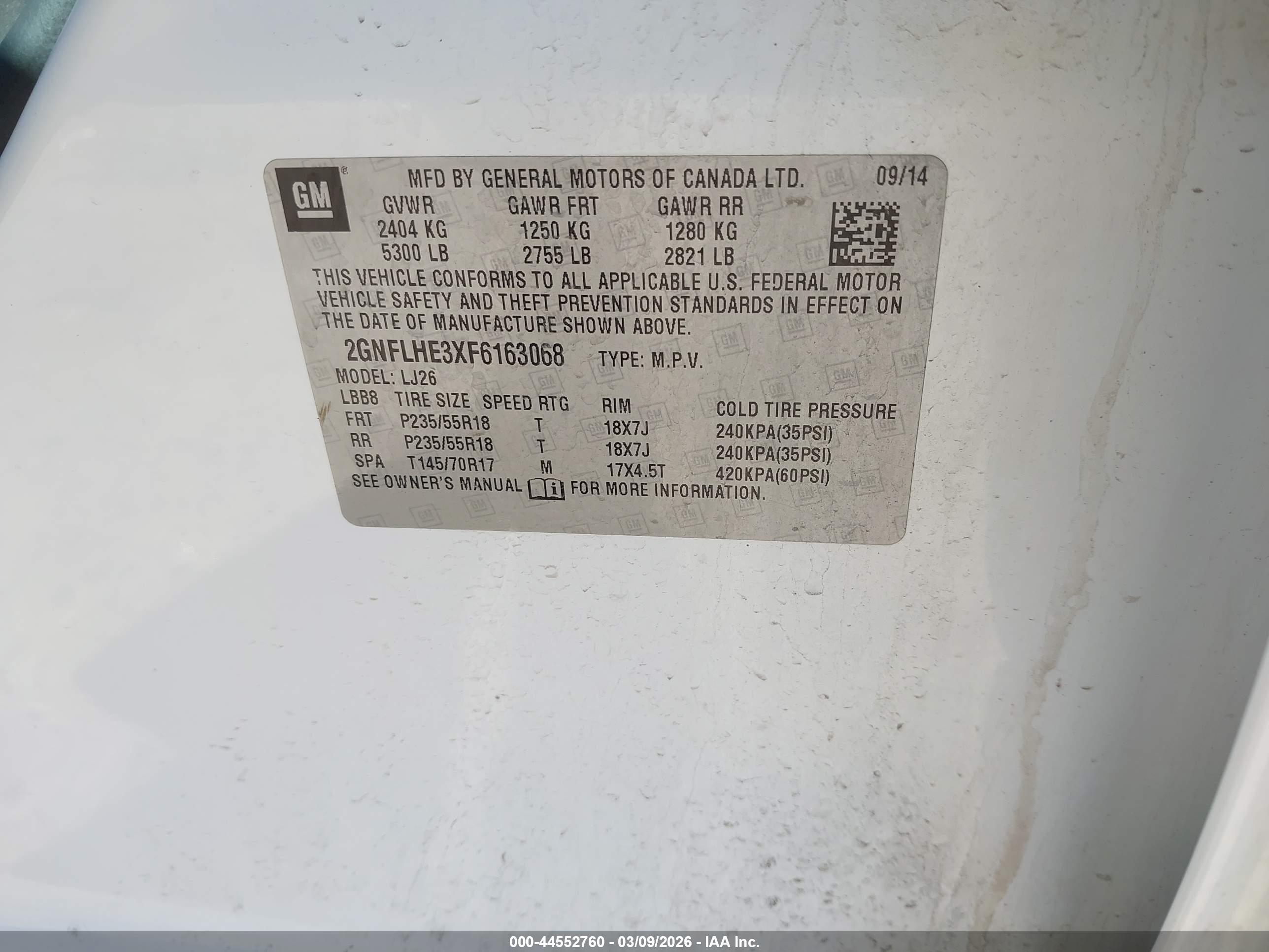 CHEVROLET EQUINOX image 9