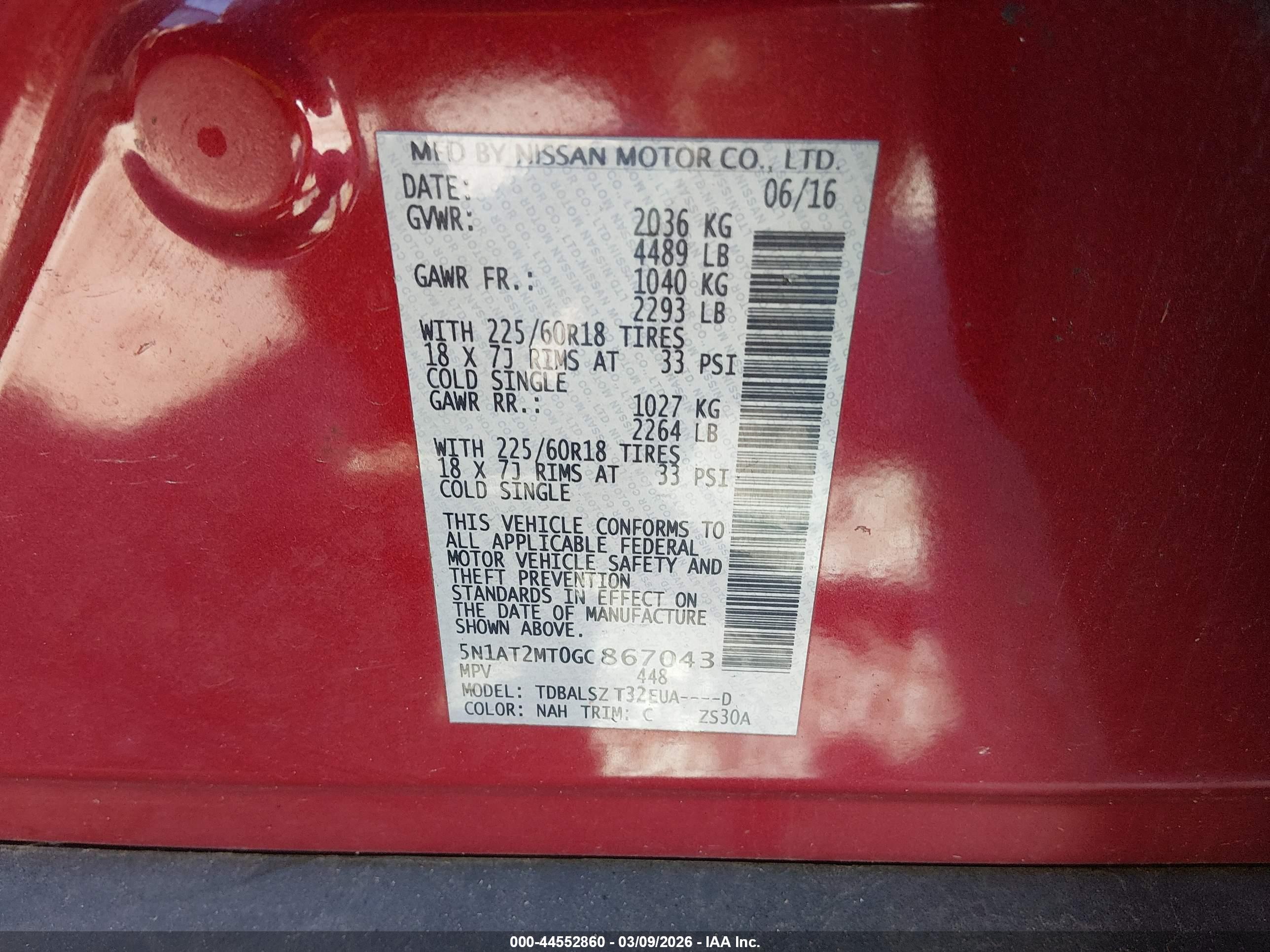 NISSAN ROGUE image 9