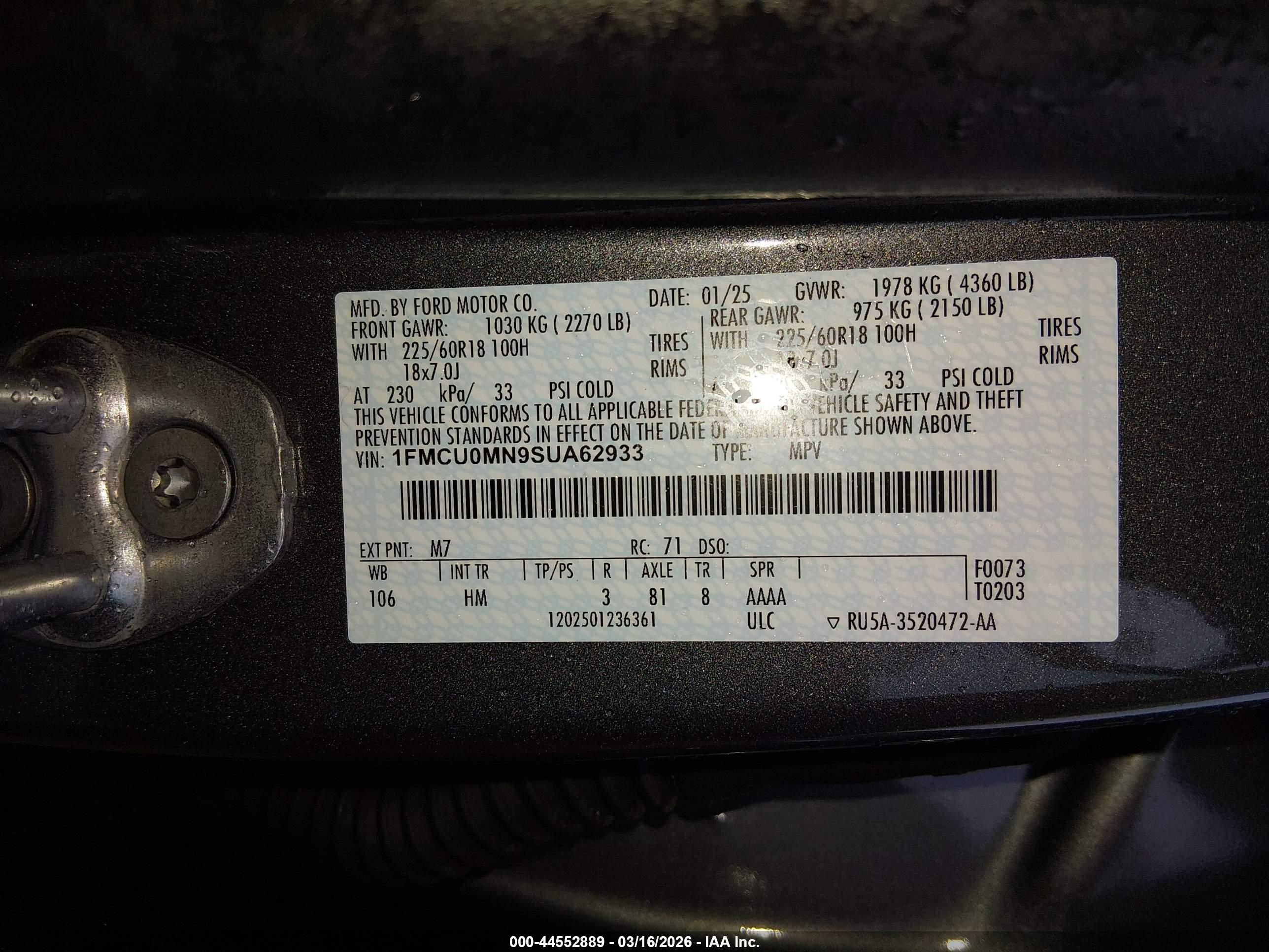 FORD ESCAPE image 9