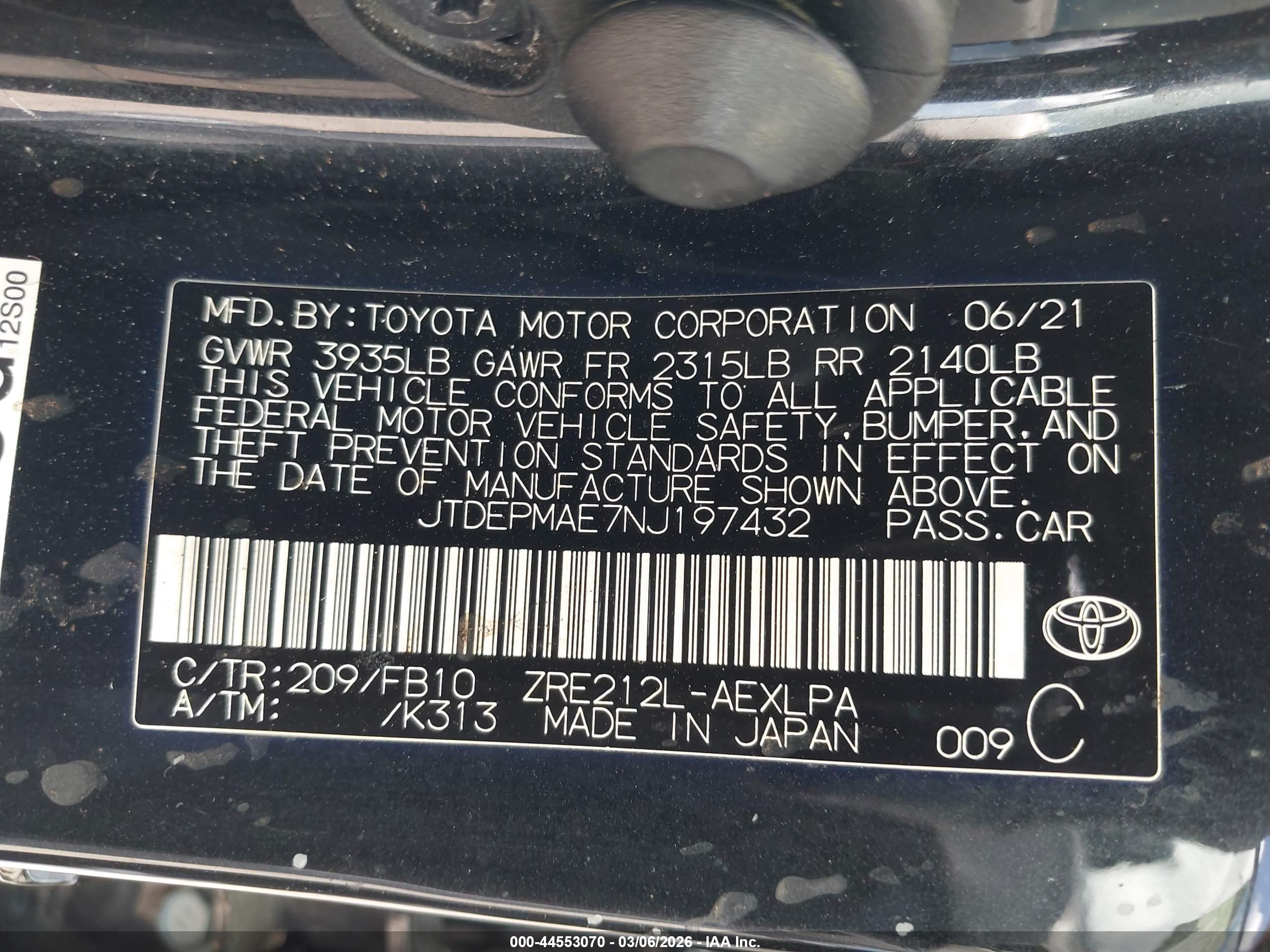 TOYOTA COROLLA image 9