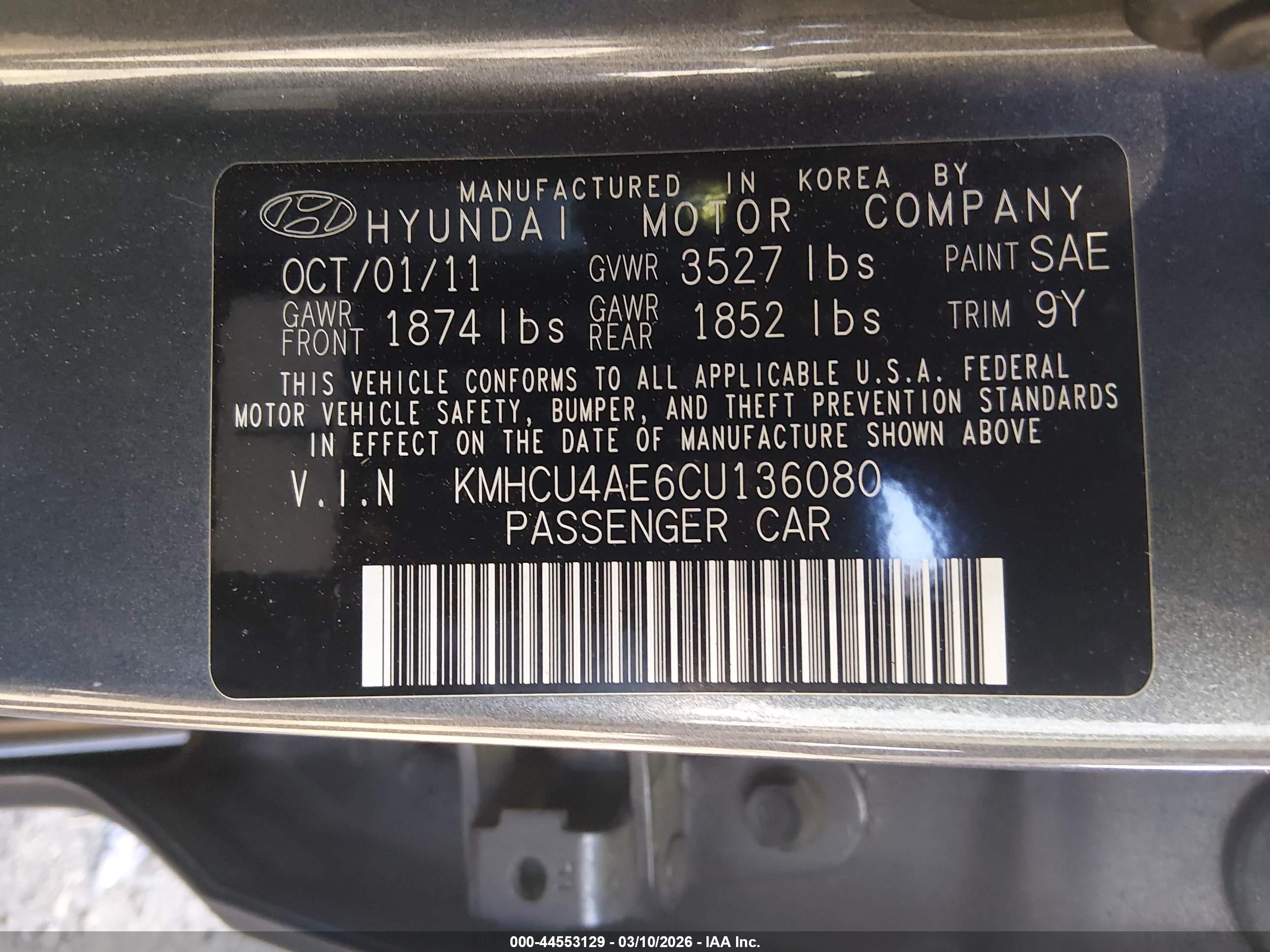 HYUNDAI ACCENT image 9