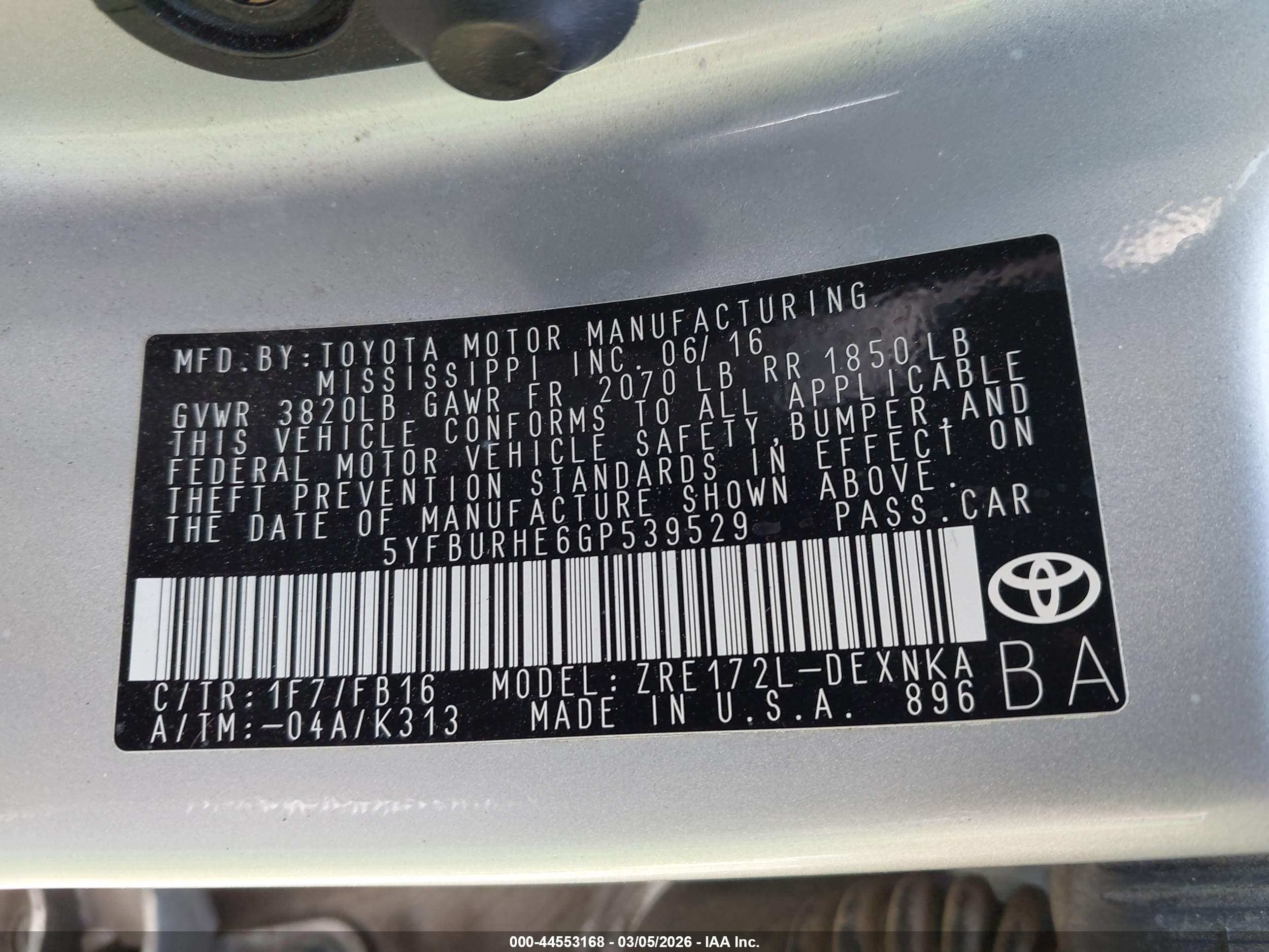 TOYOTA COROLLA image 9
