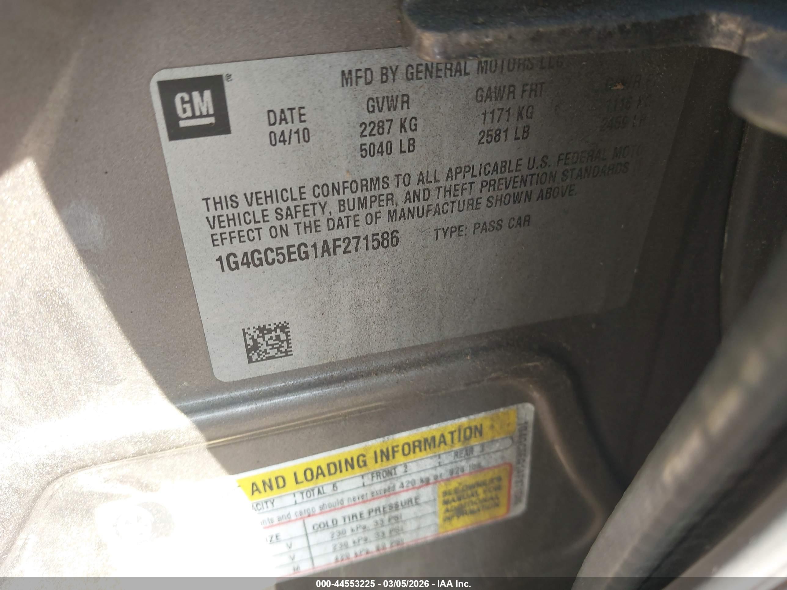 BUICK LACROSSE image 9