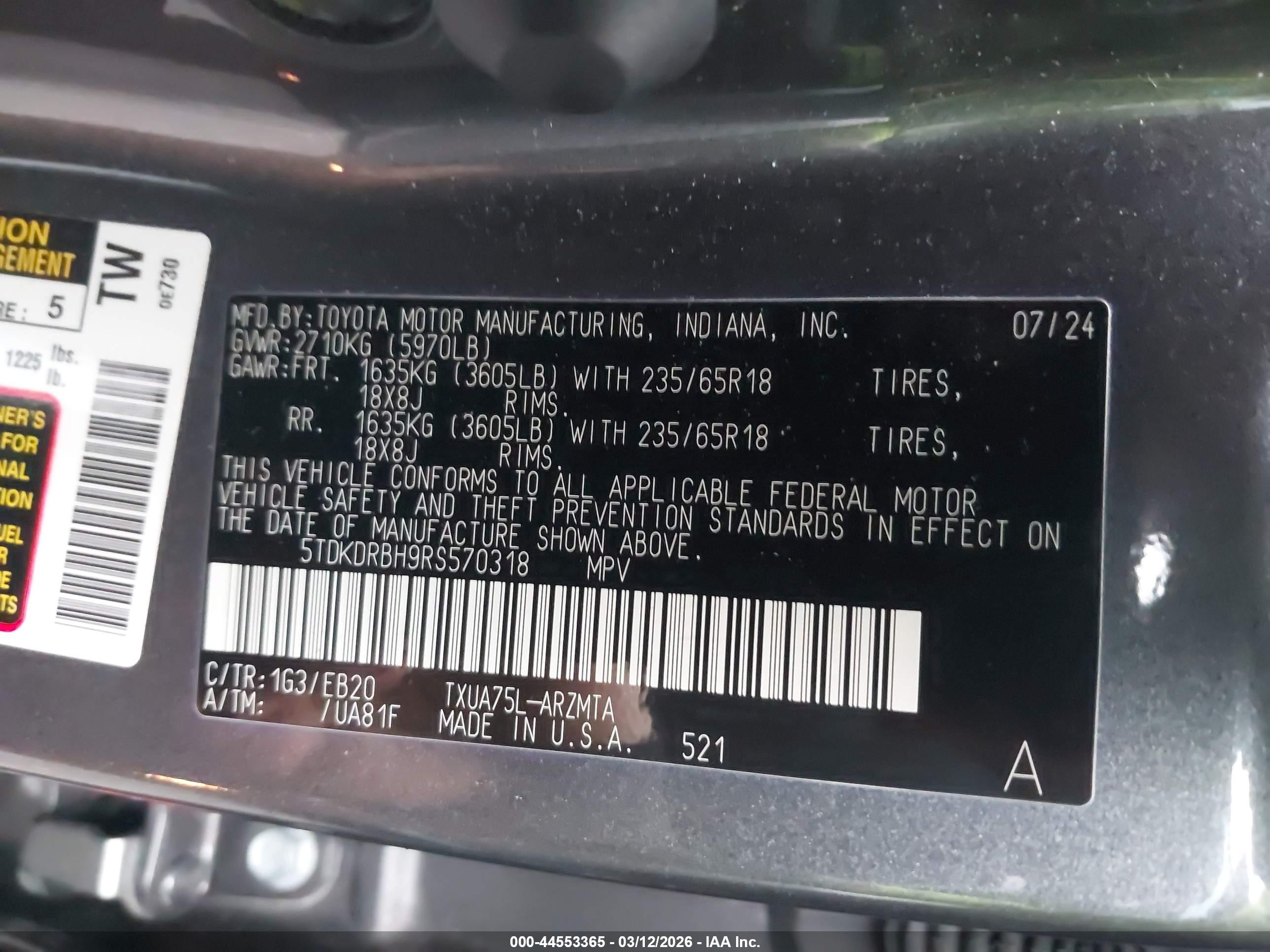 TOYOTA HIGHLANDER image 9