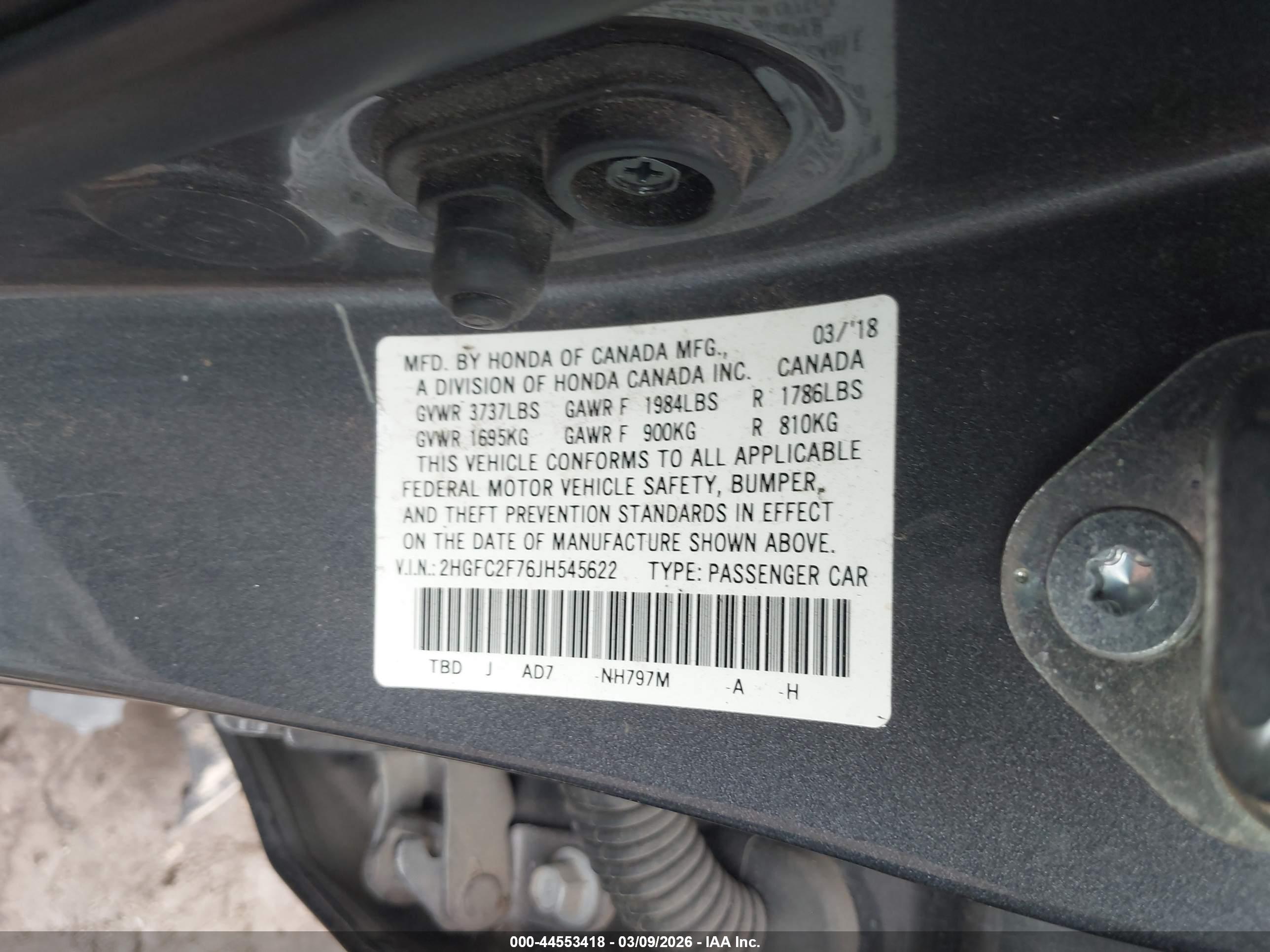 HONDA CIVIC image 9