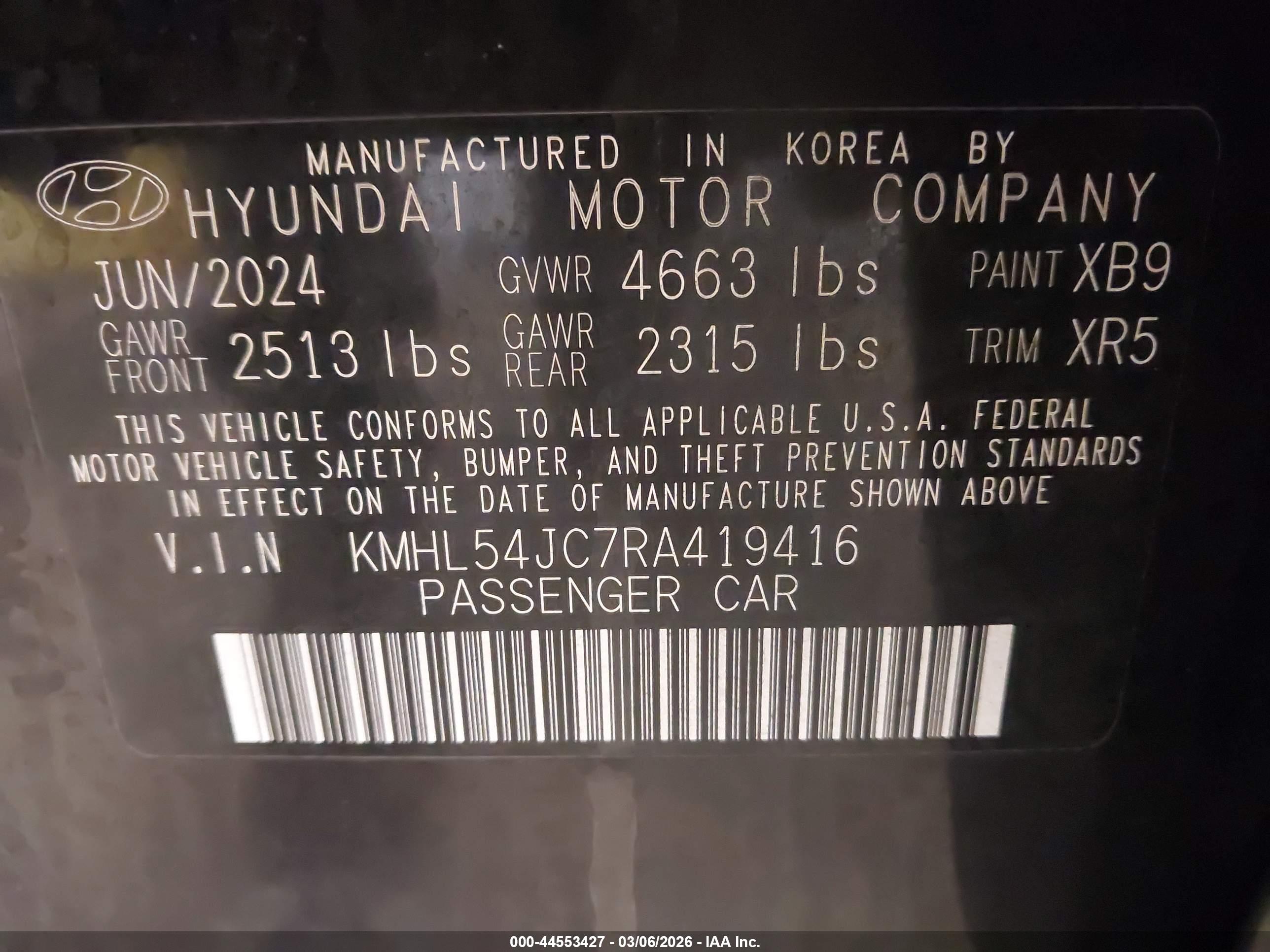 HYUNDAI SONATA image 9