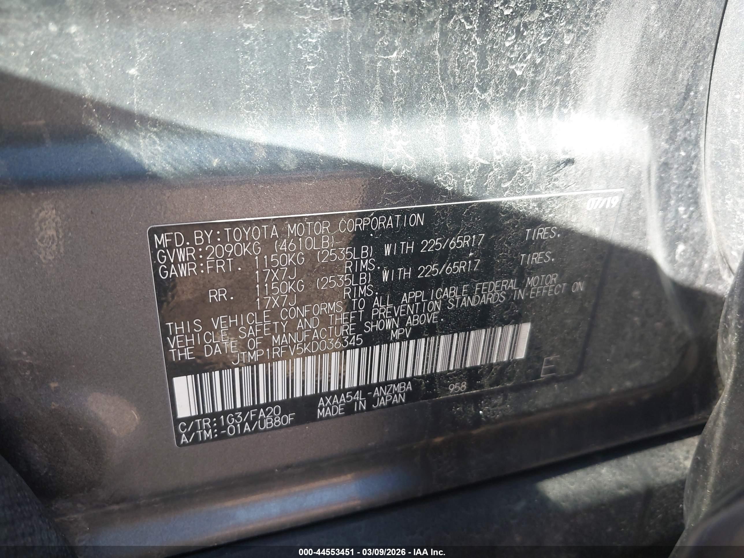 TOYOTA RAV4 image 9