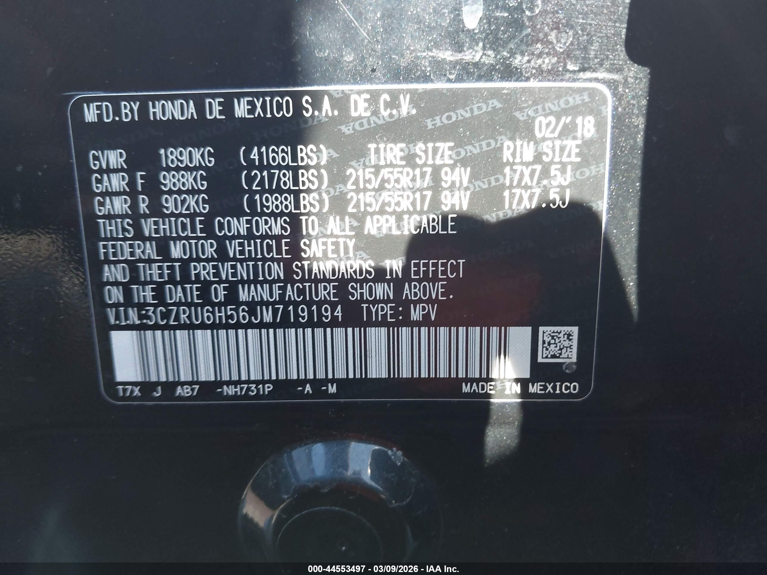 HONDA HR-V image 9