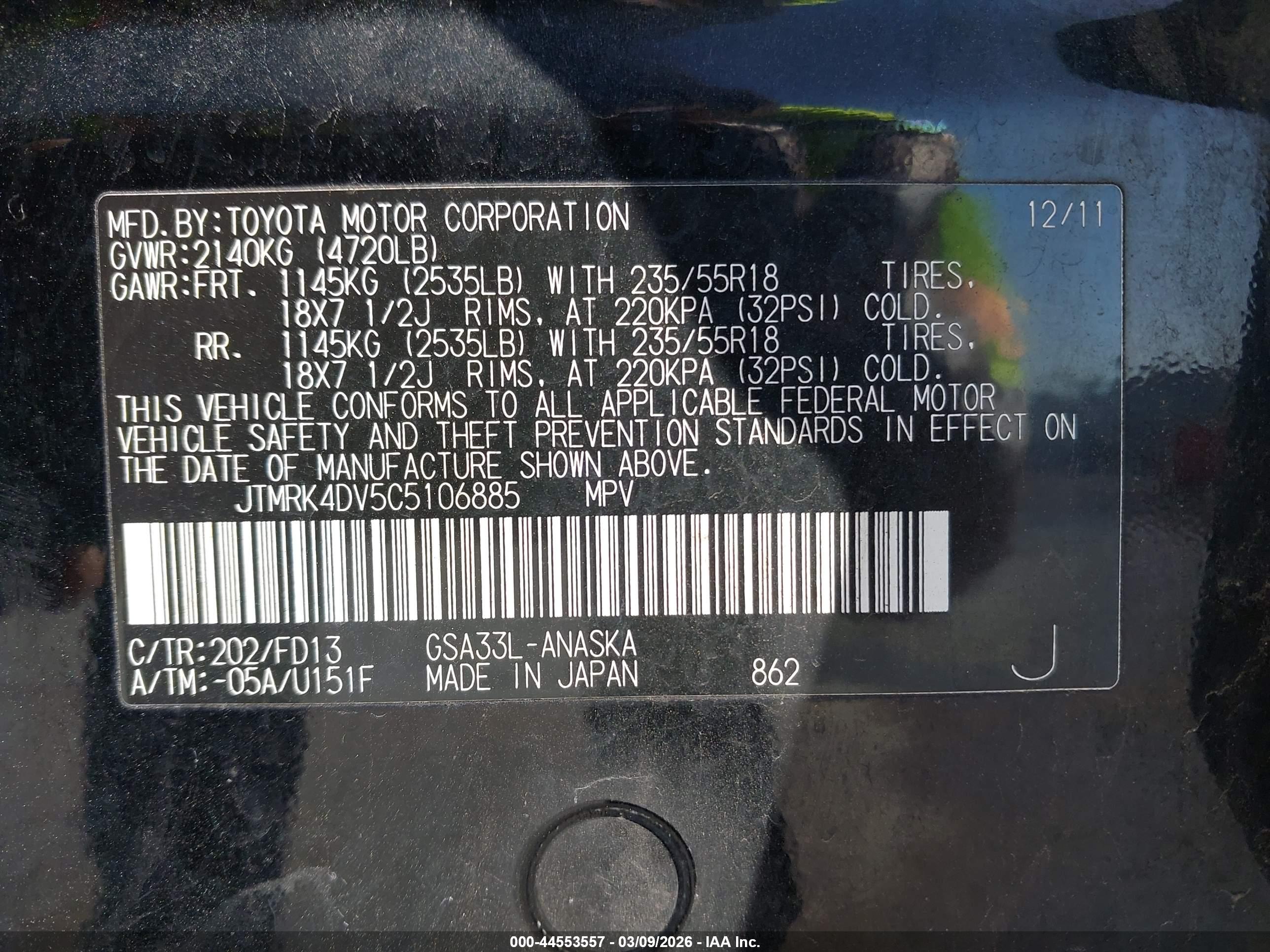 TOYOTA RAV4 image 9