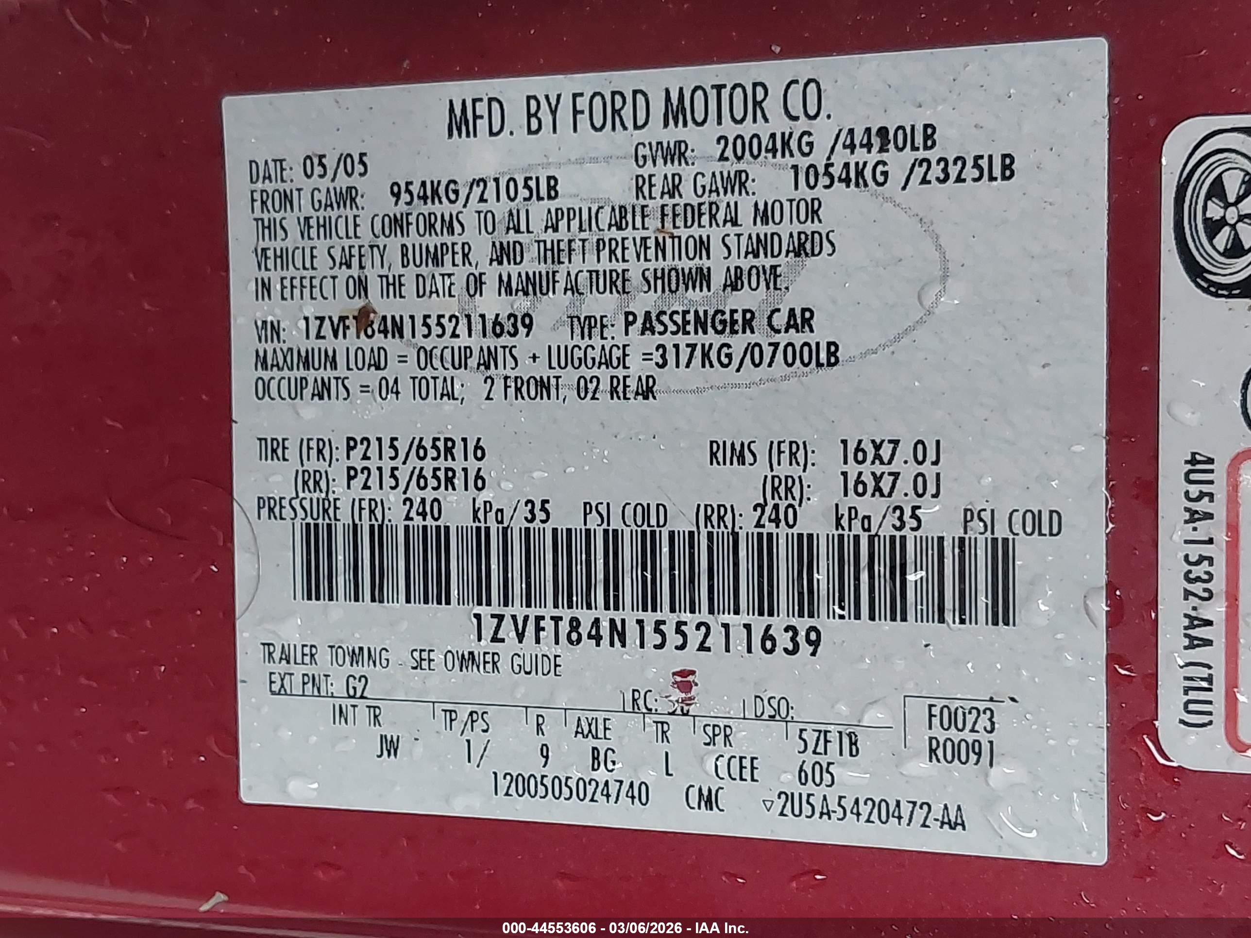 FORD MUSTANG image 9