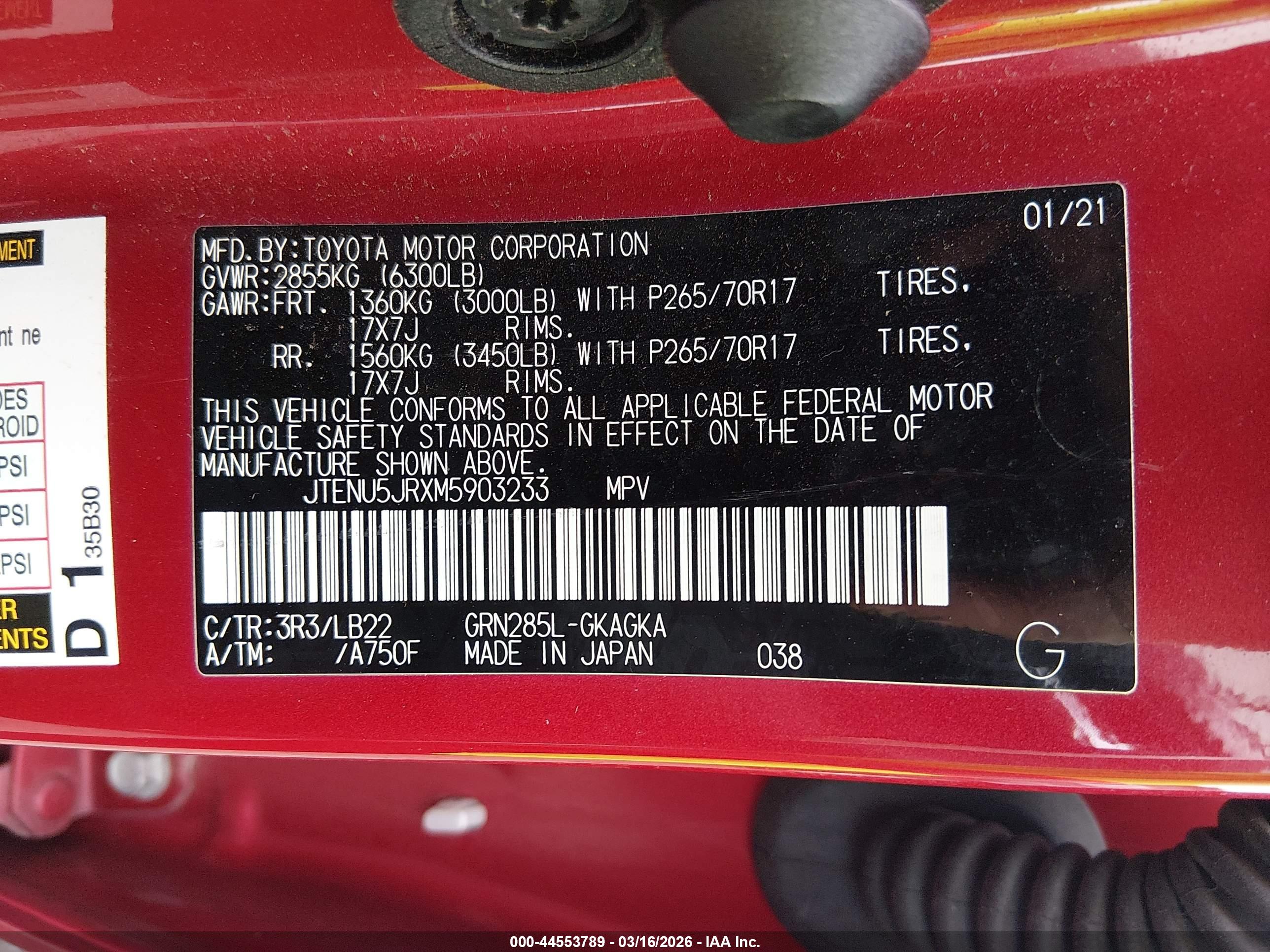 TOYOTA 4RUNNER image 9