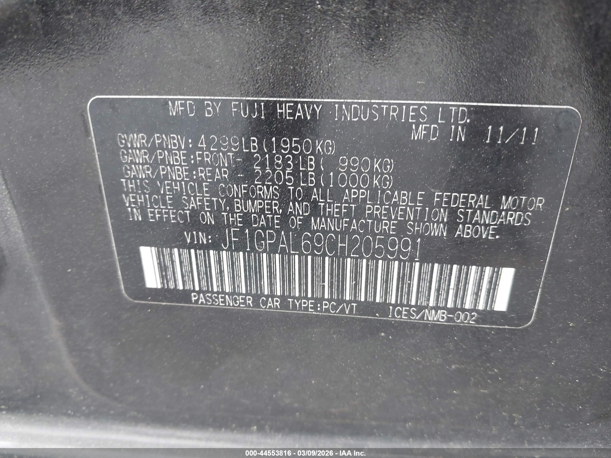 SUBARU IMPREZA image 9