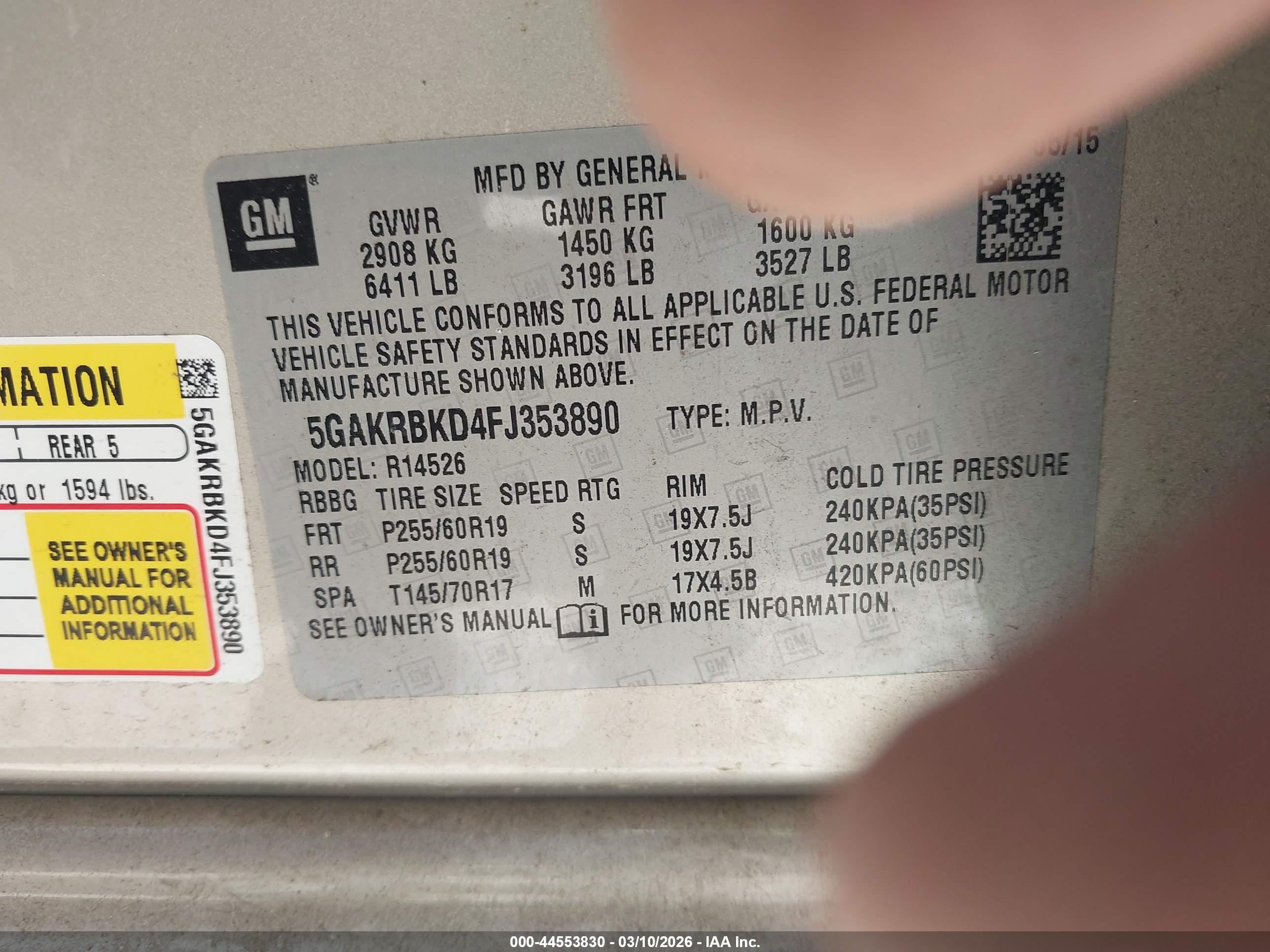 BUICK ENCLAVE image 9
