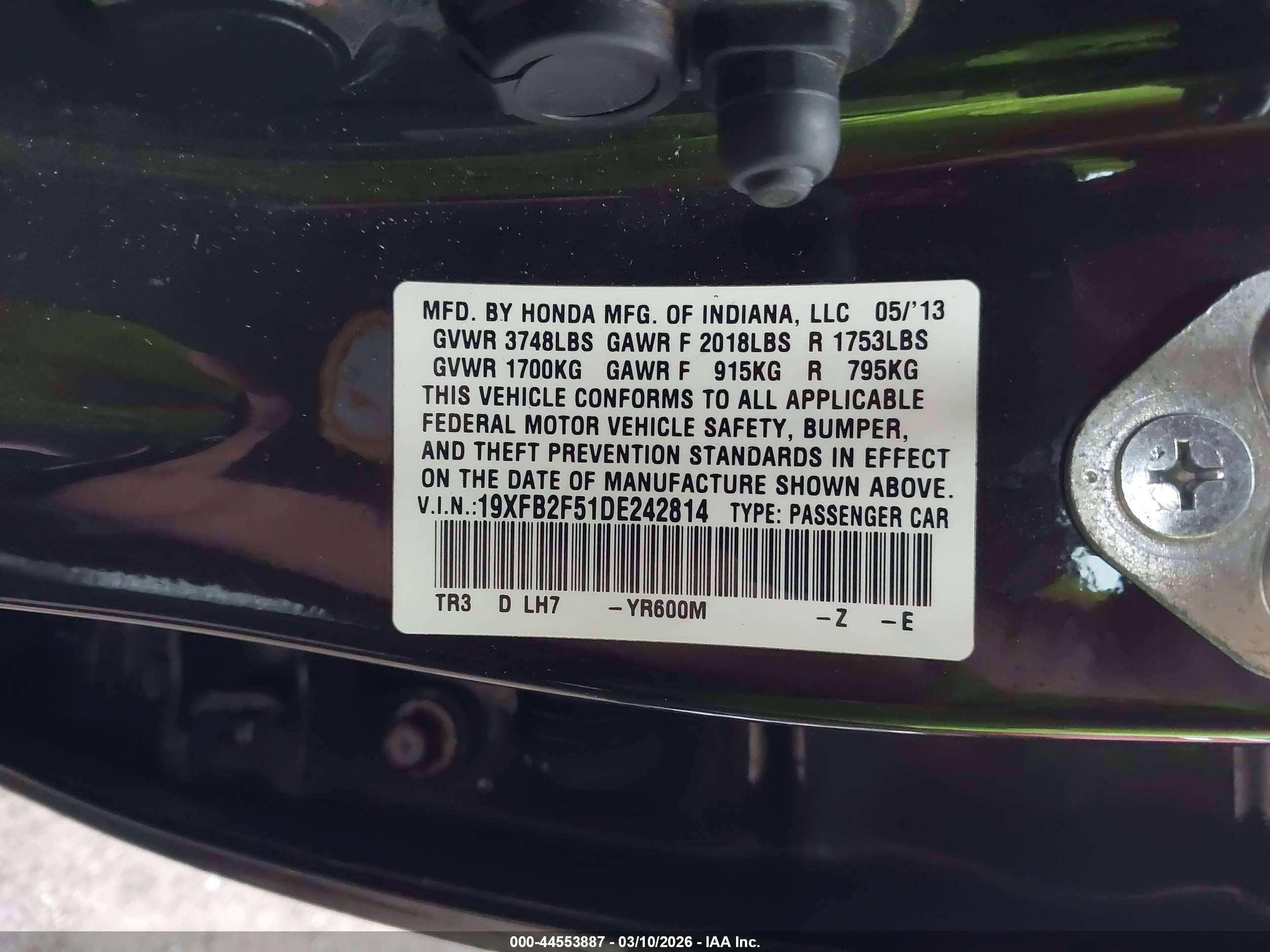 HONDA CIVIC image 9