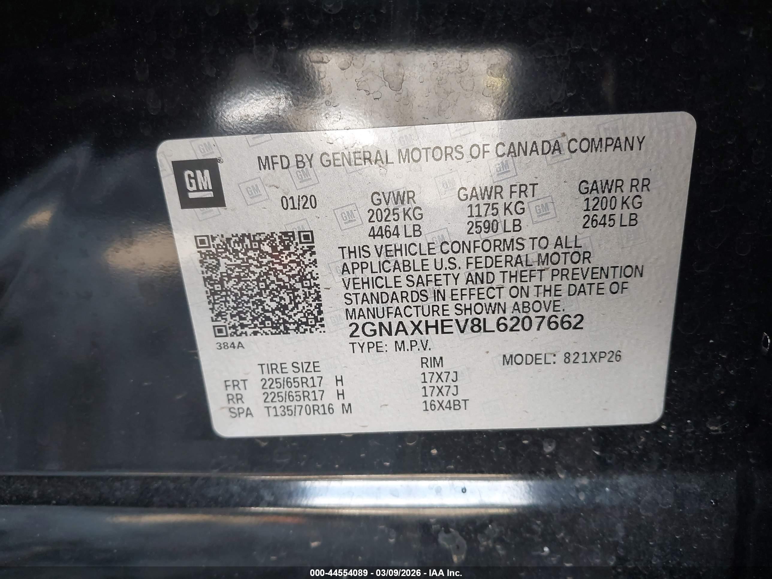 CHEVROLET EQUINOX image 9
