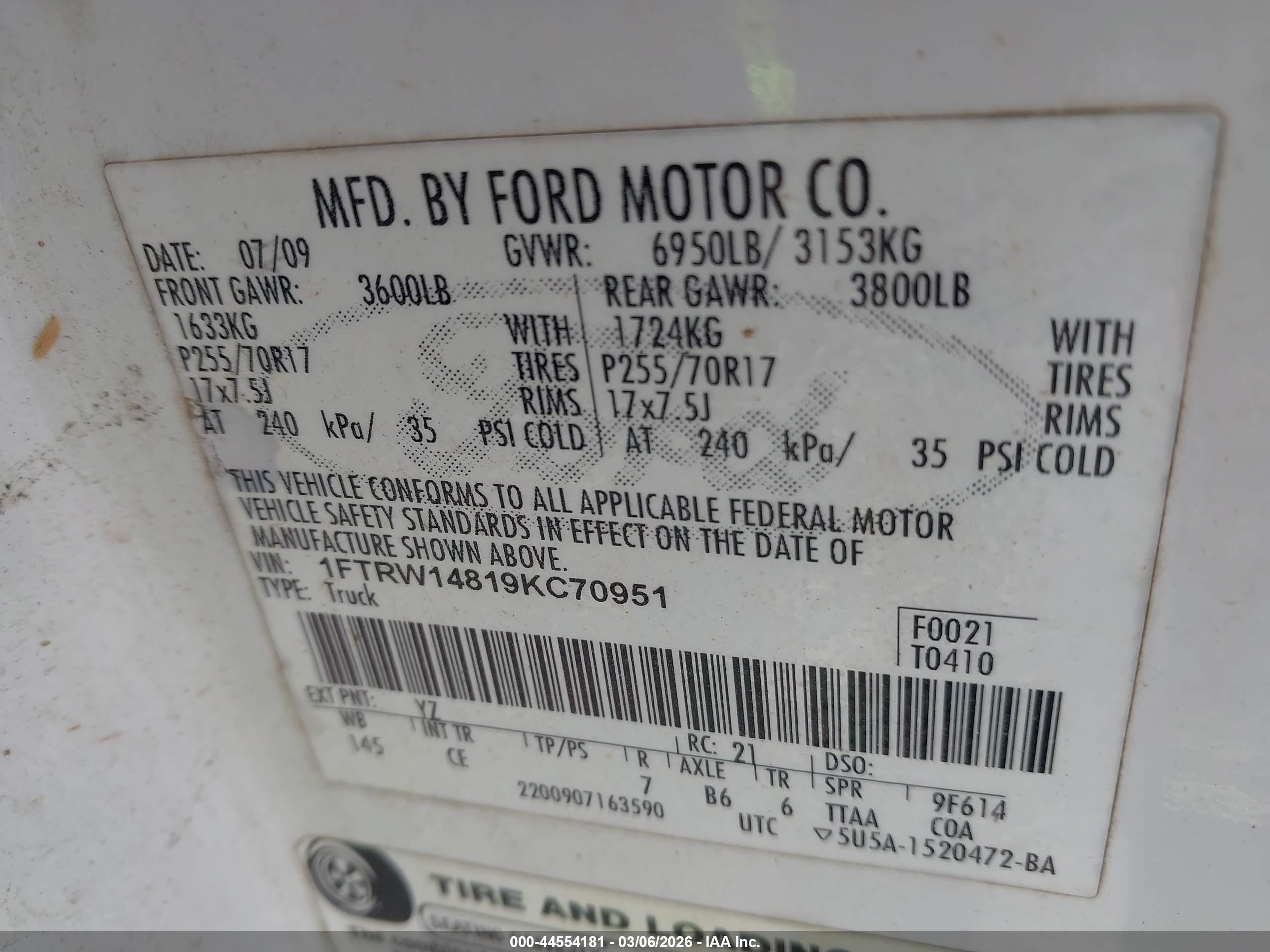FORD F-150 image 9