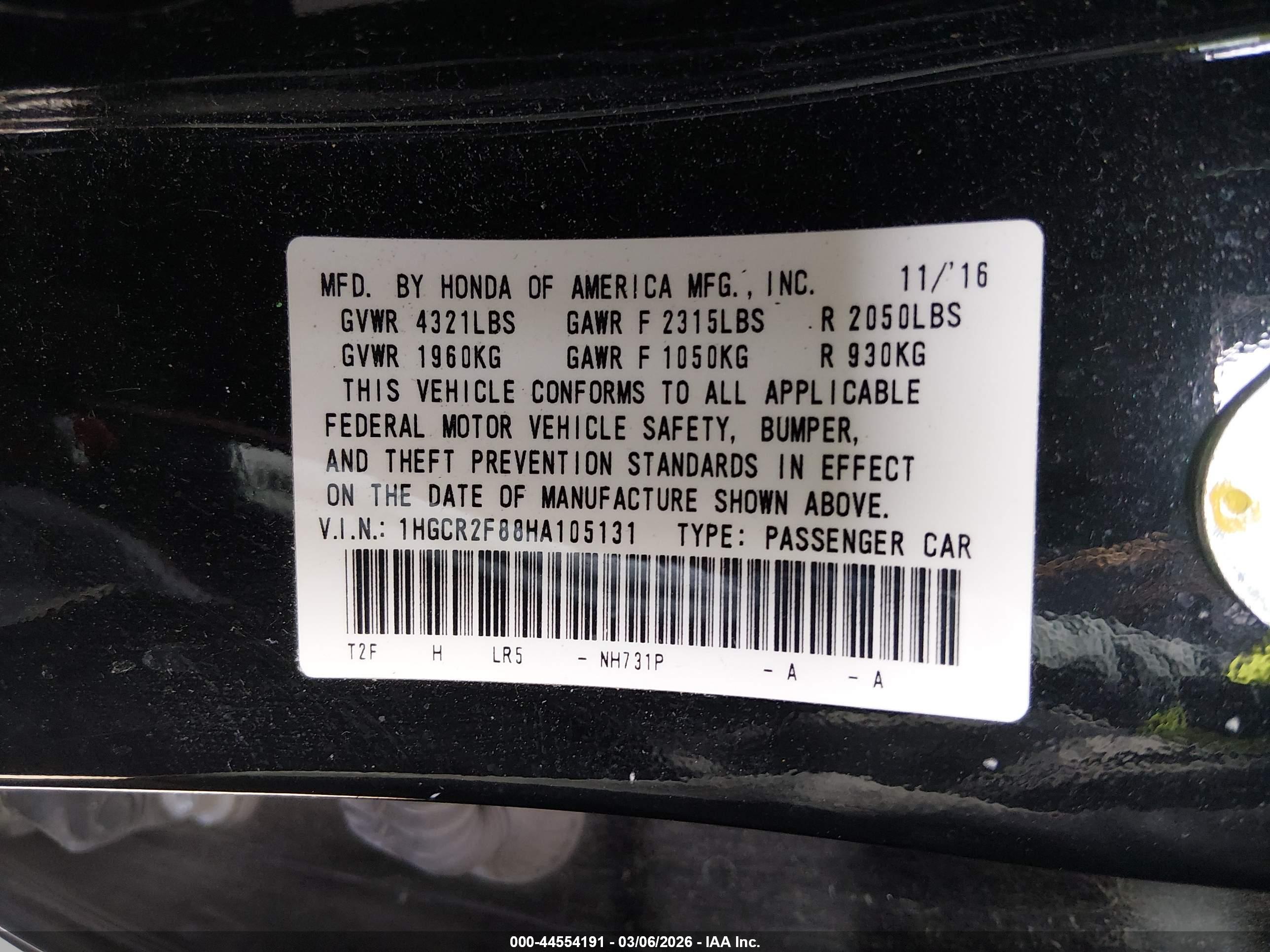 HONDA ACCORD image 9