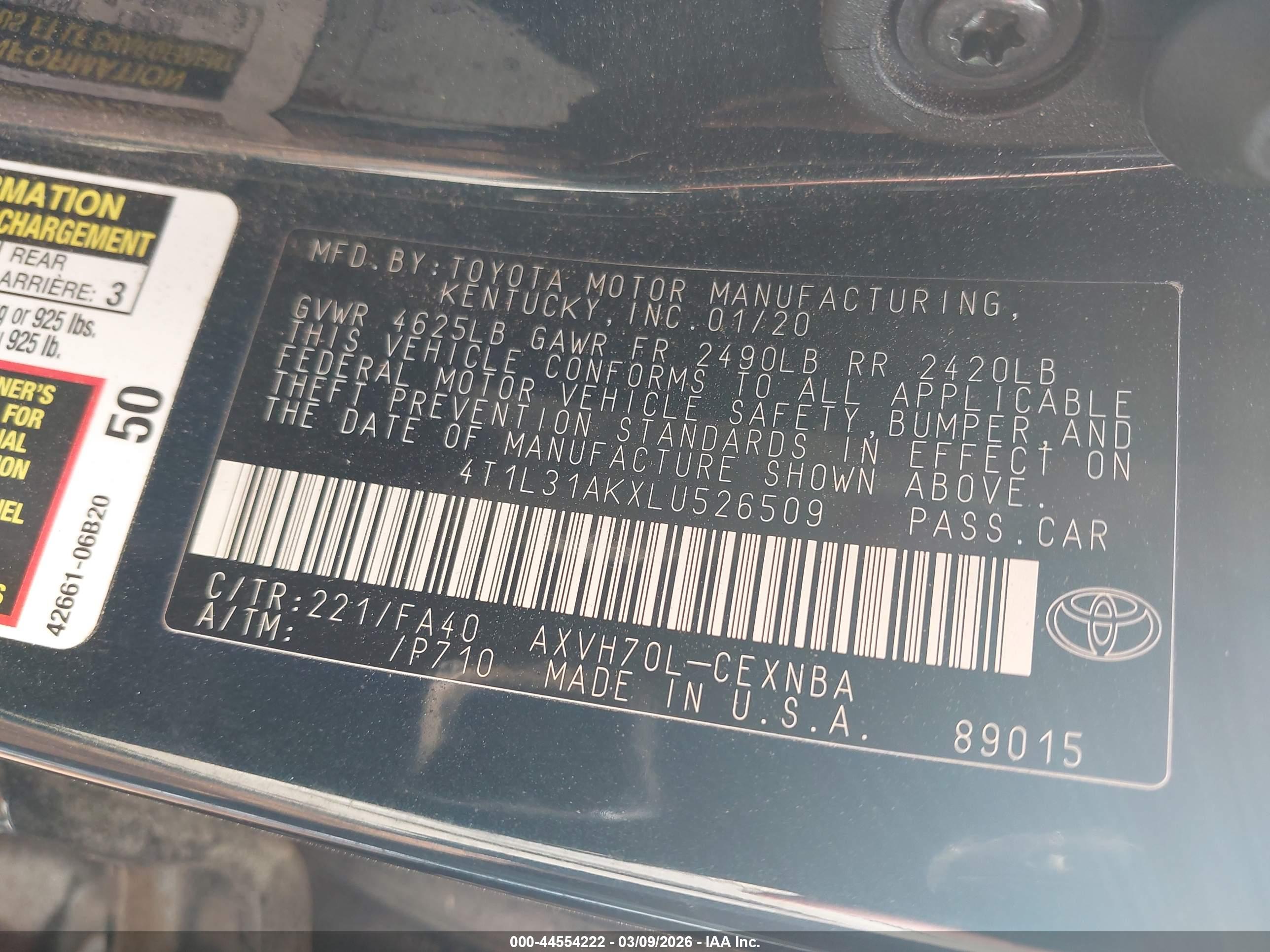 TOYOTA CAMRY image 9