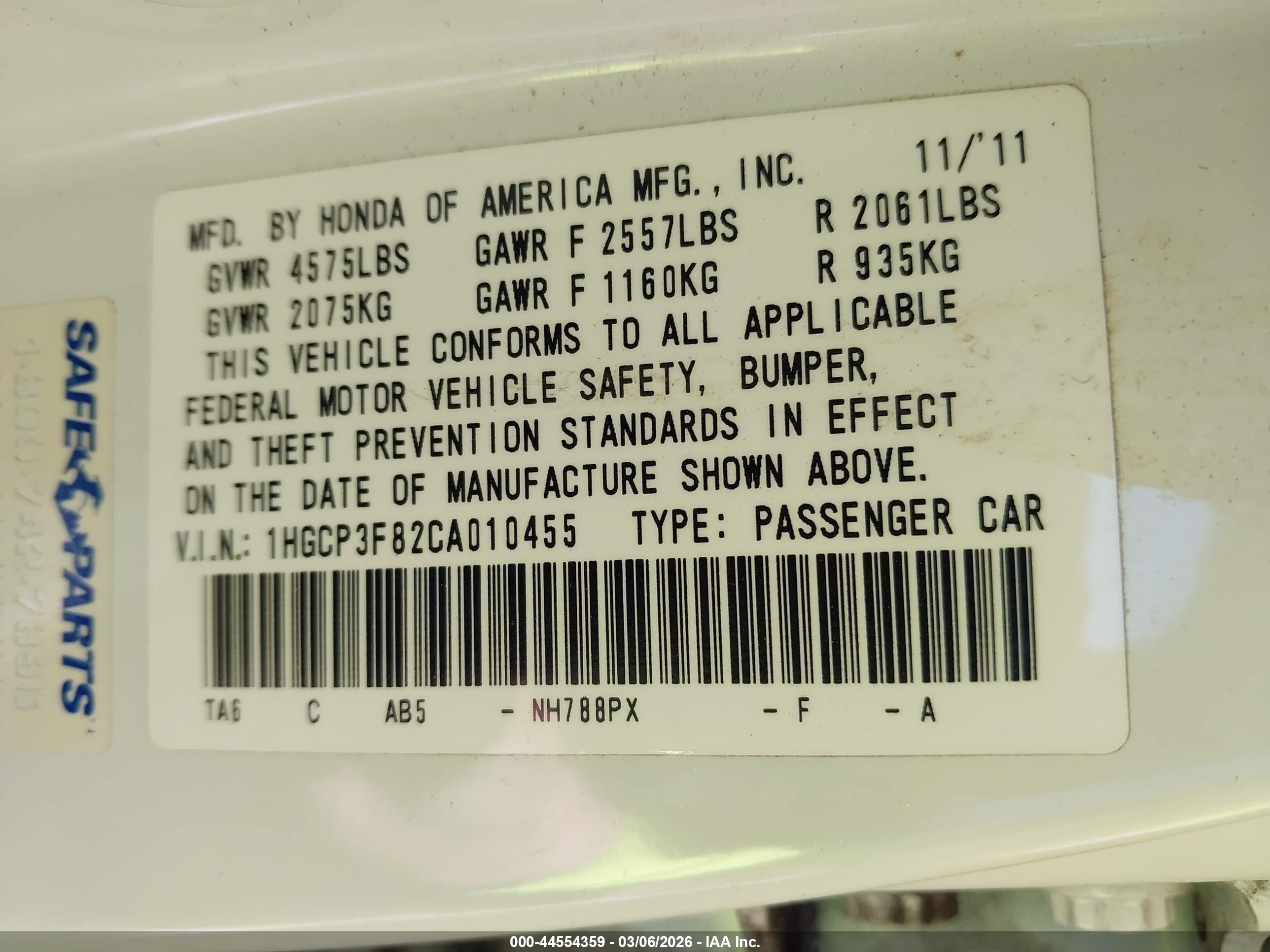 HONDA ACCORD image 9
