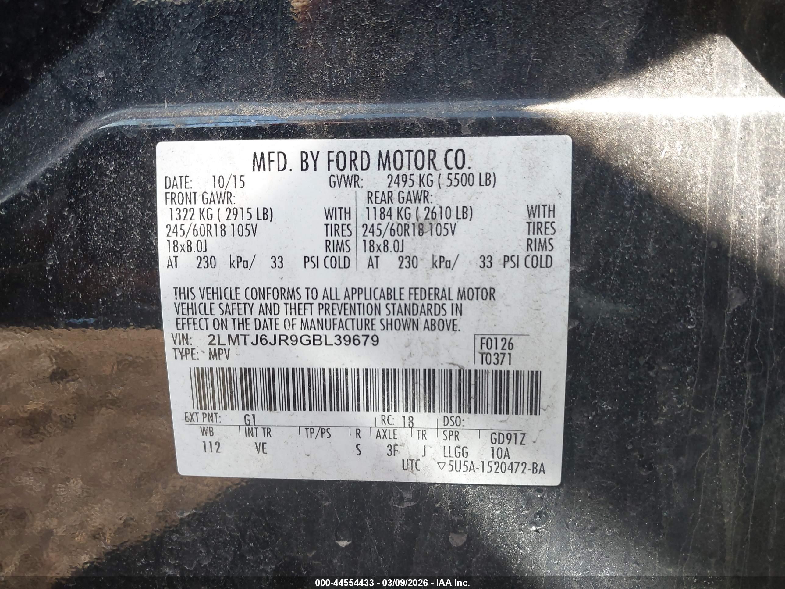 LINCOLN MKX image 9