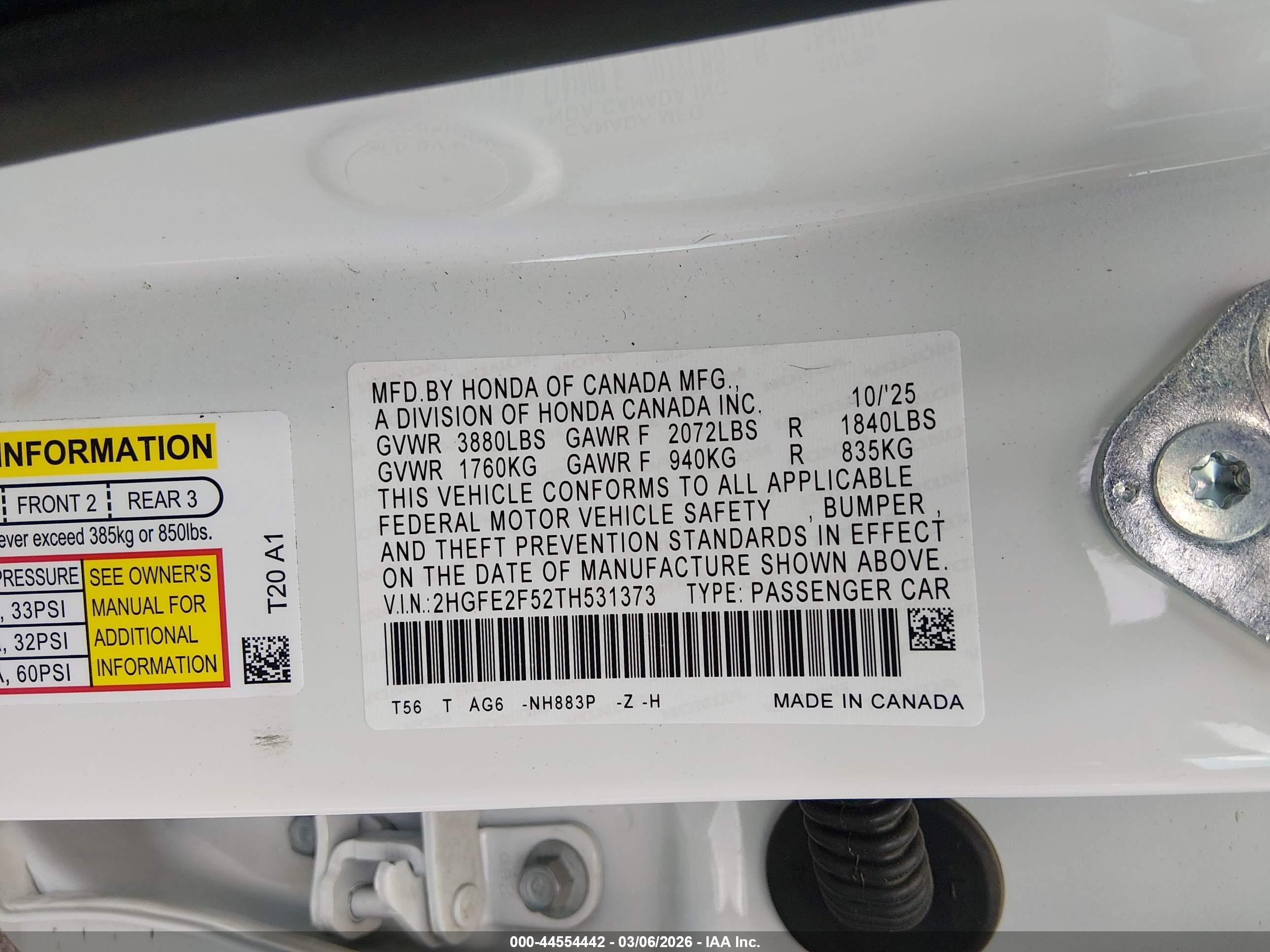 HONDA CIVIC image 9