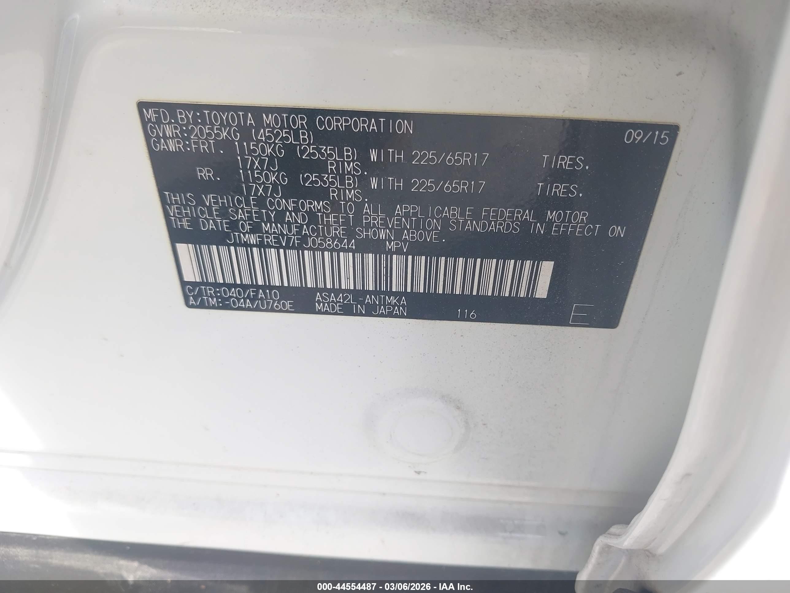 TOYOTA RAV4 image 9