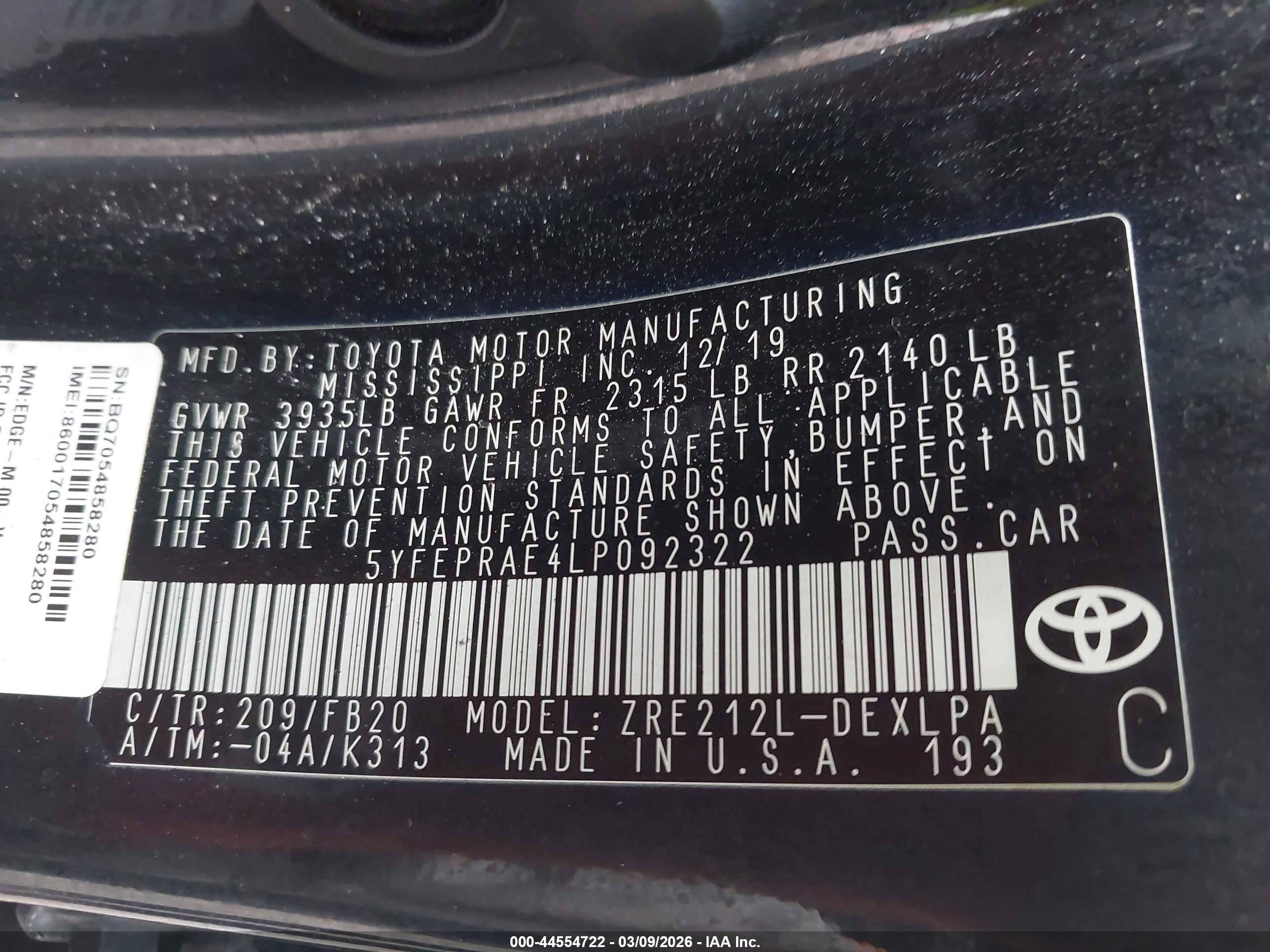 TOYOTA COROLLA image 9
