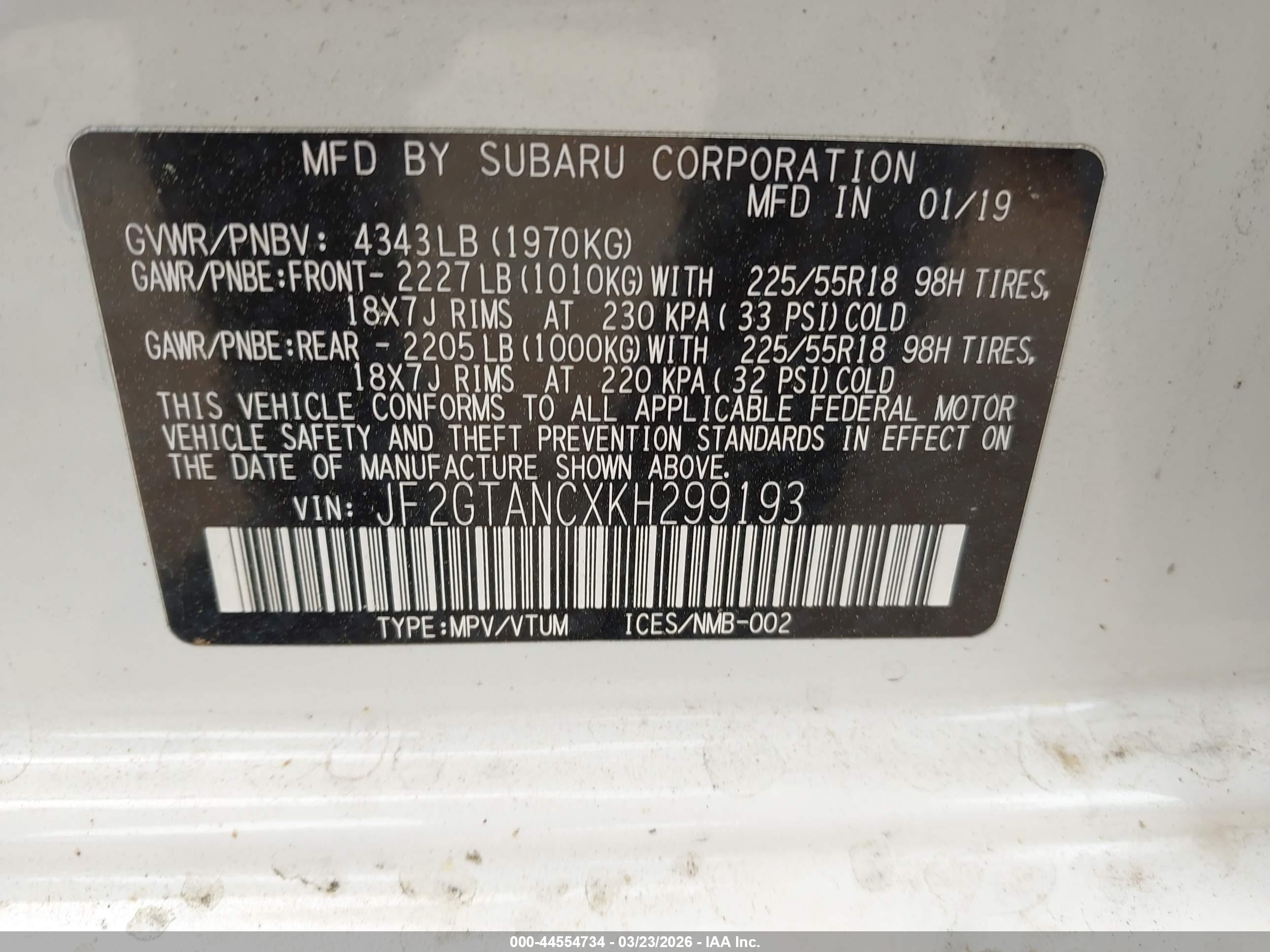 SUBARU CROSSTREK image 9