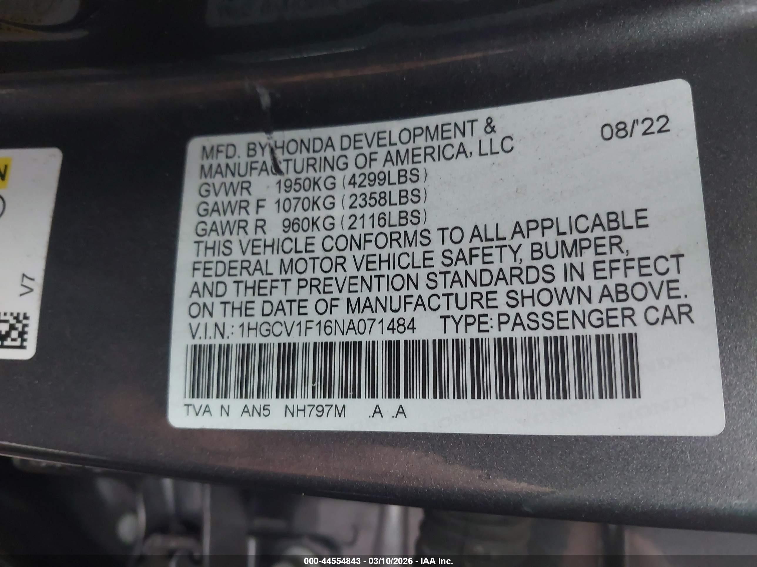HONDA ACCORD image 9