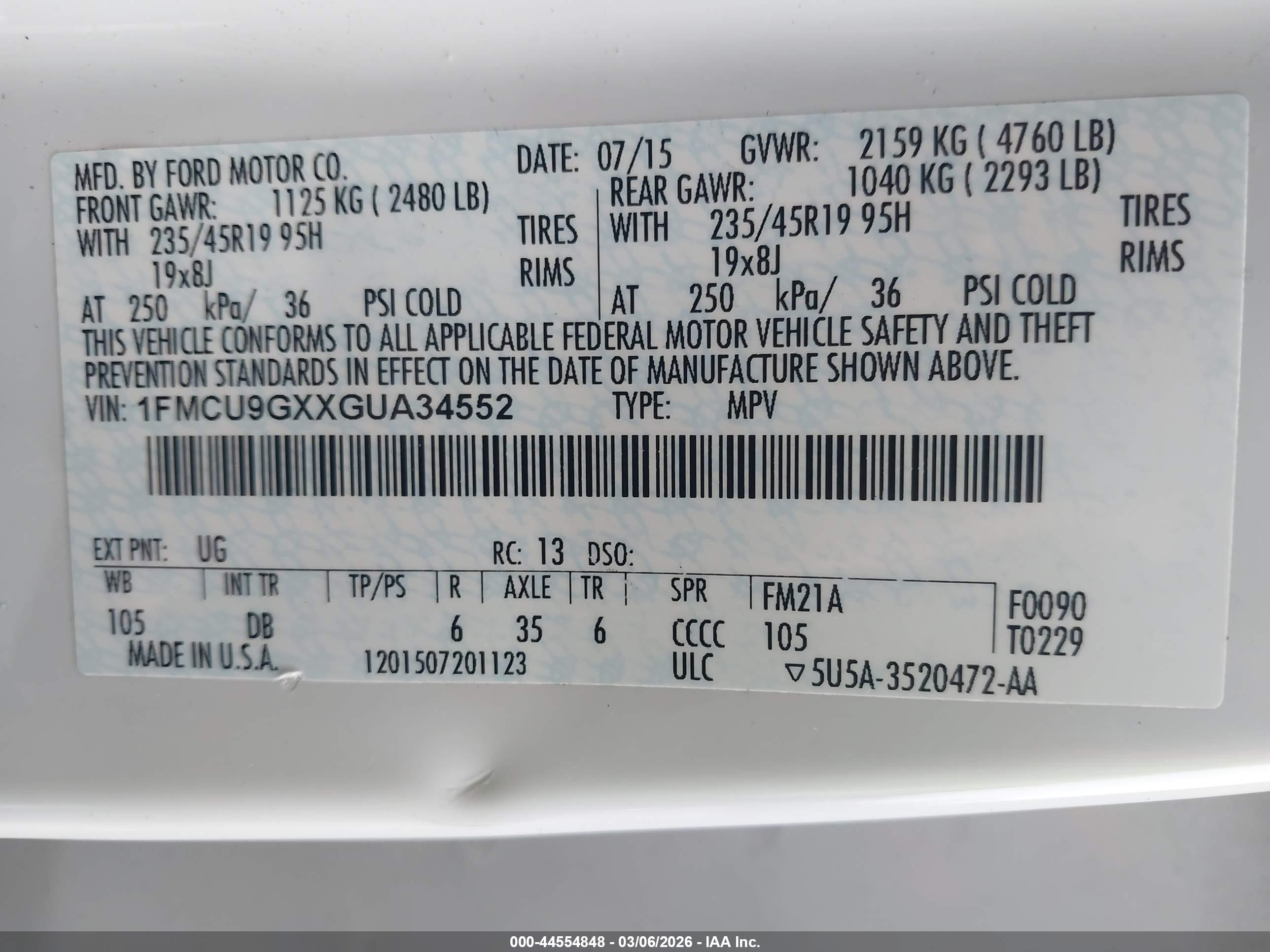 FORD ESCAPE image 9