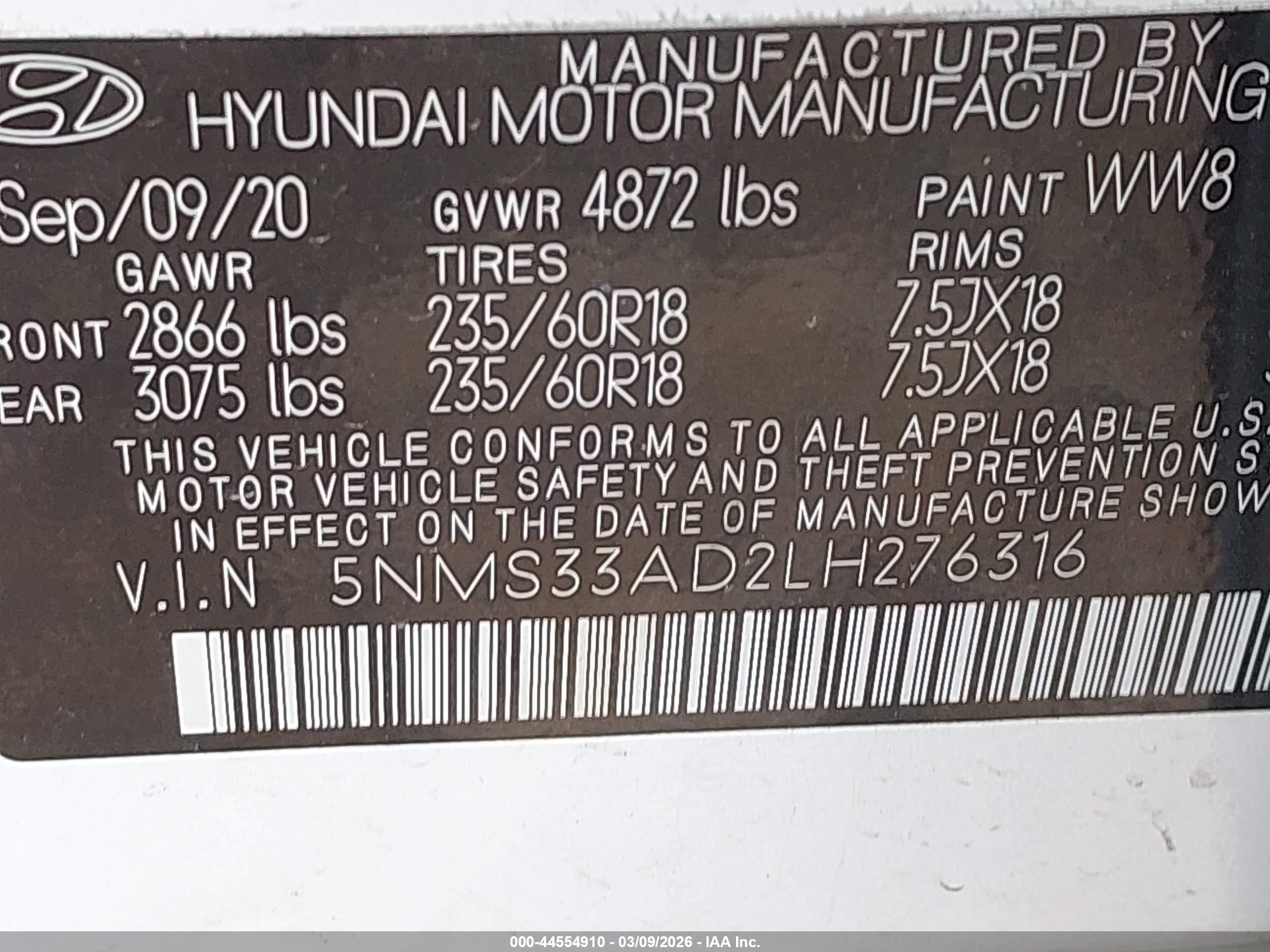 HYUNDAI SANTA image 9