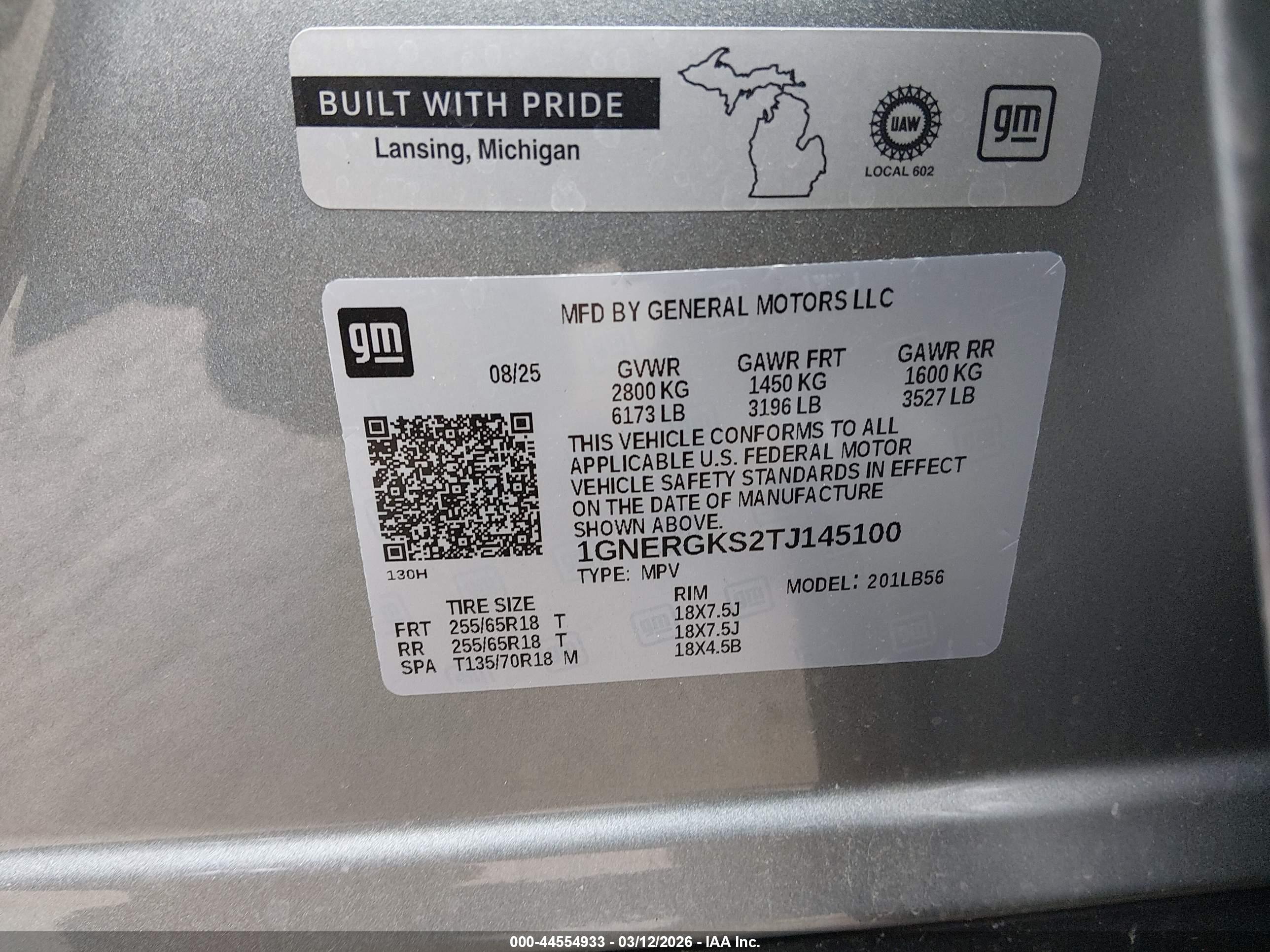 CHEVROLET TRAVERSE image 9