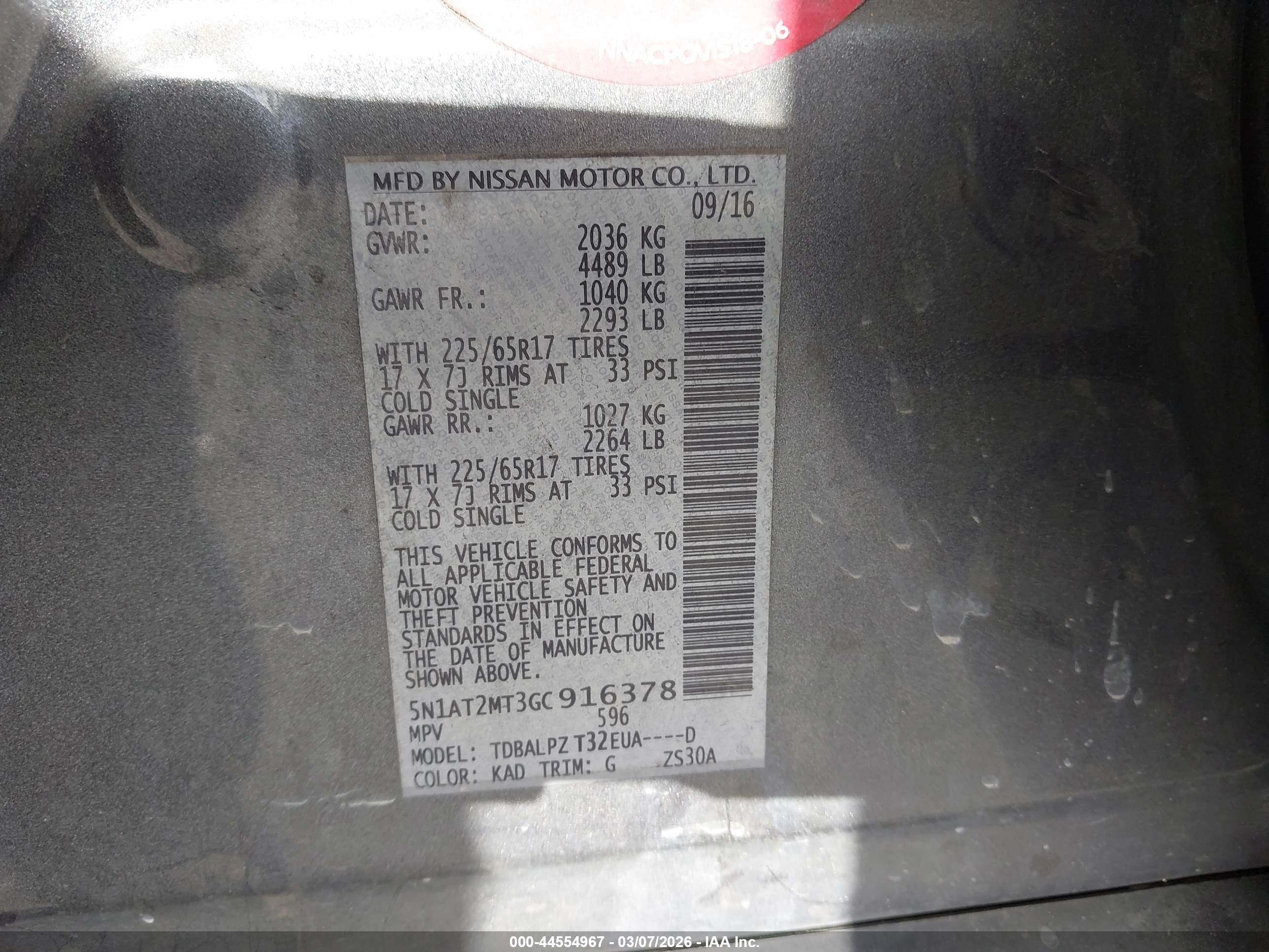 NISSAN ROGUE image 9