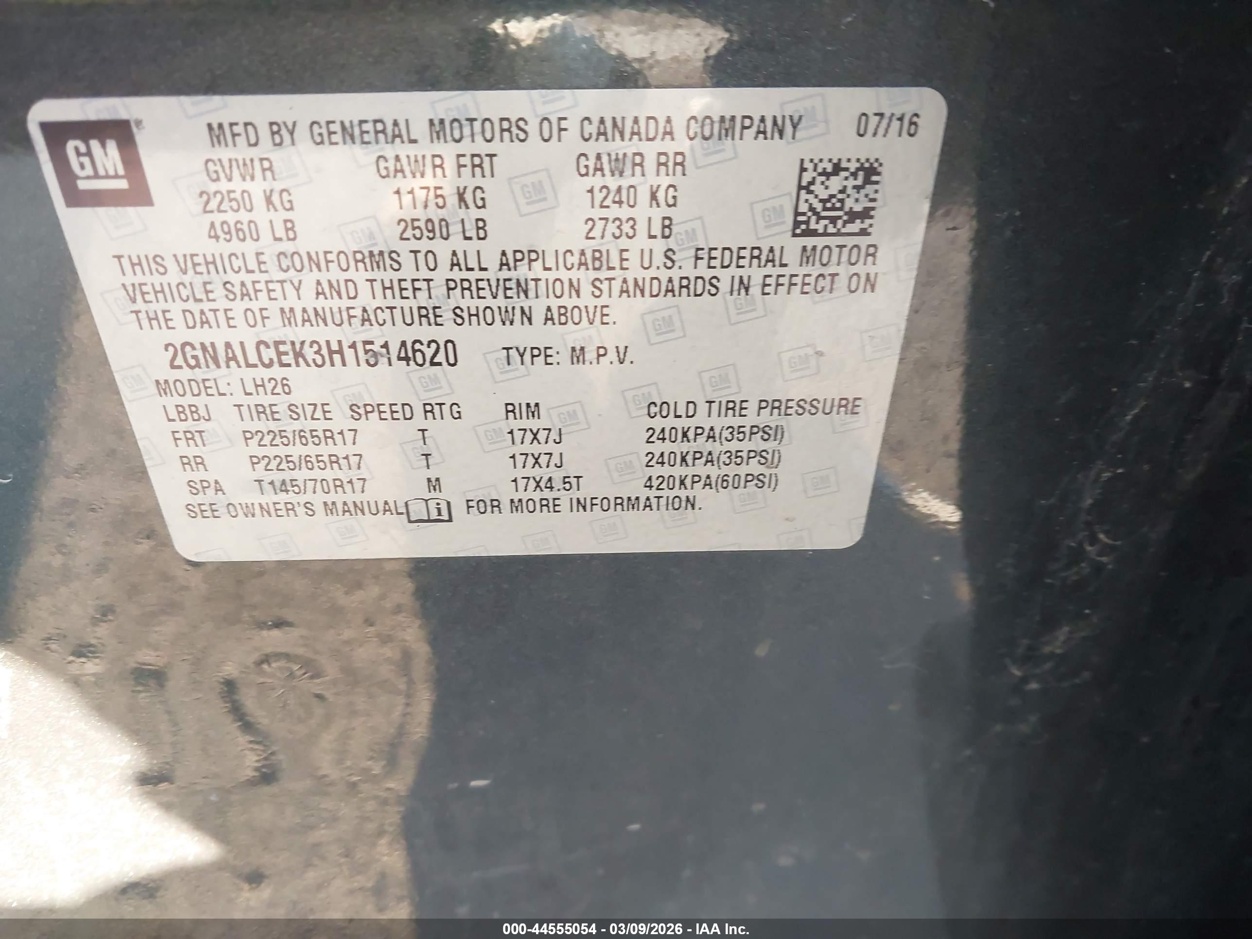 CHEVROLET EQUINOX image 9