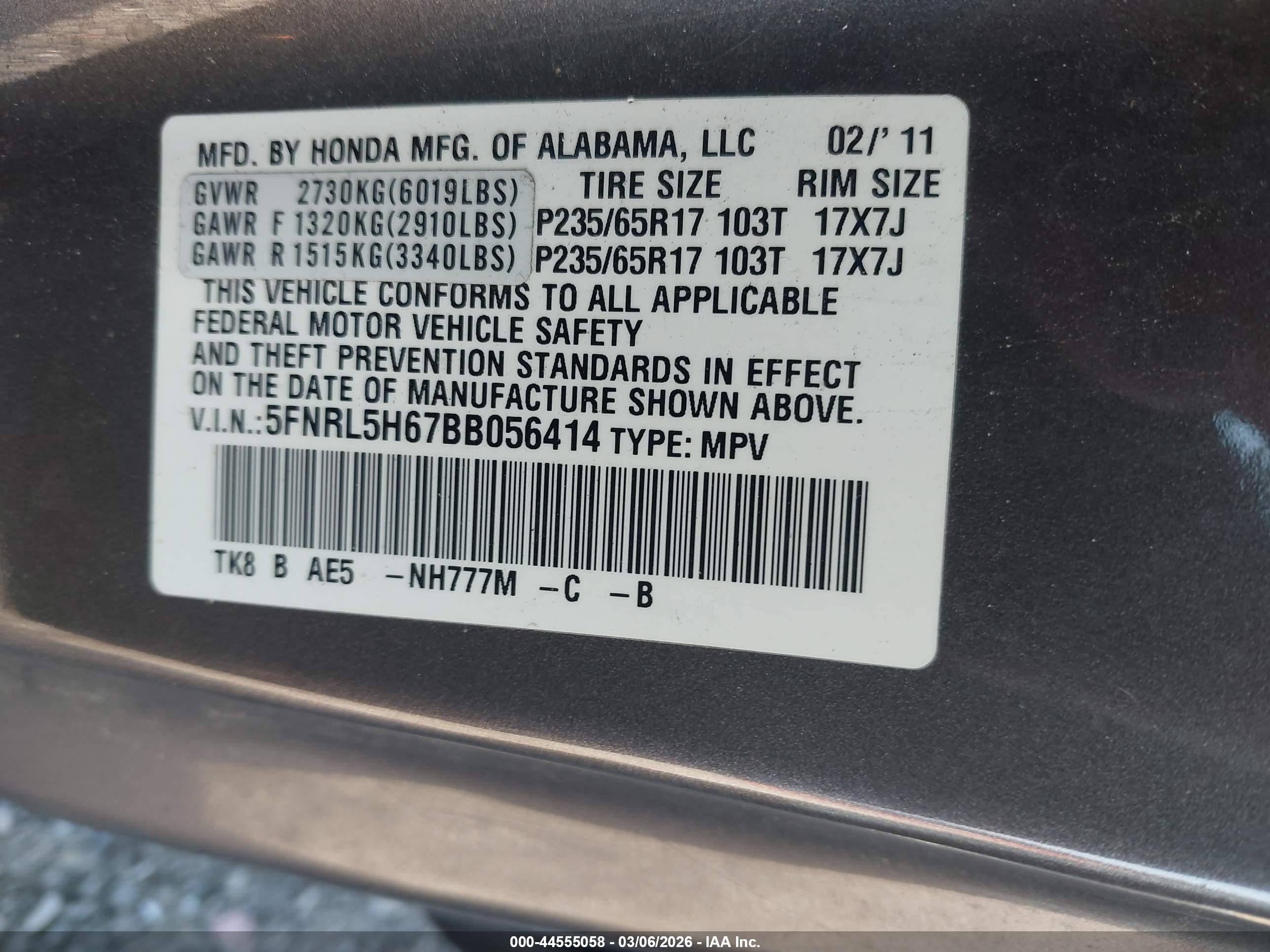 HONDA ODYSSEY image 9